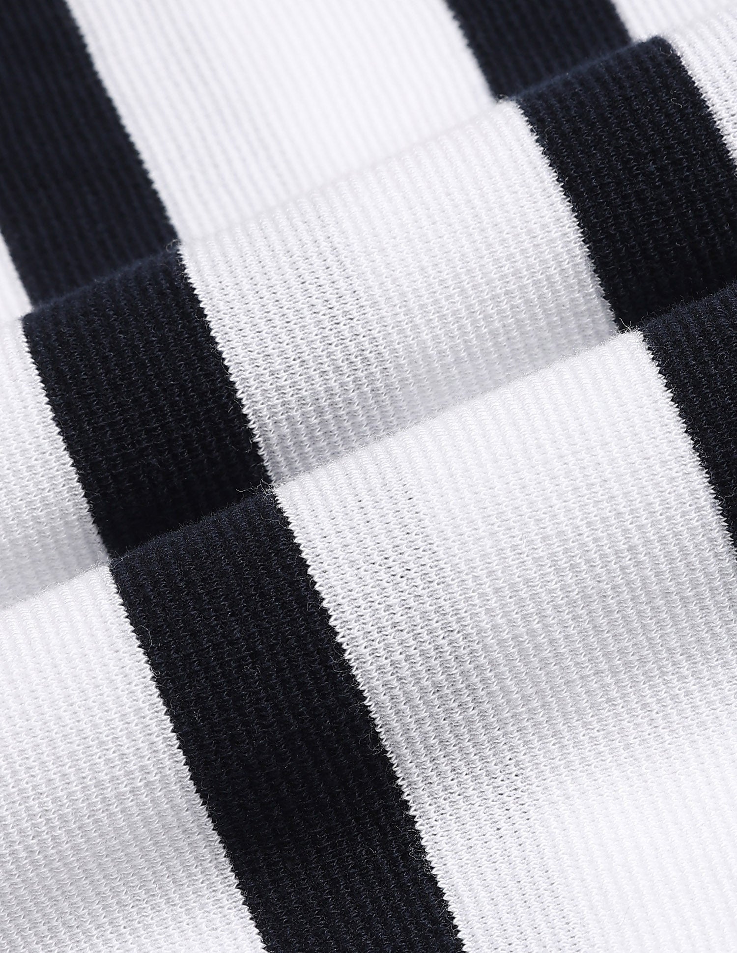 Vertical Striped Slim Fit T-Shirt White - U.S. Polo Assn. India | Large