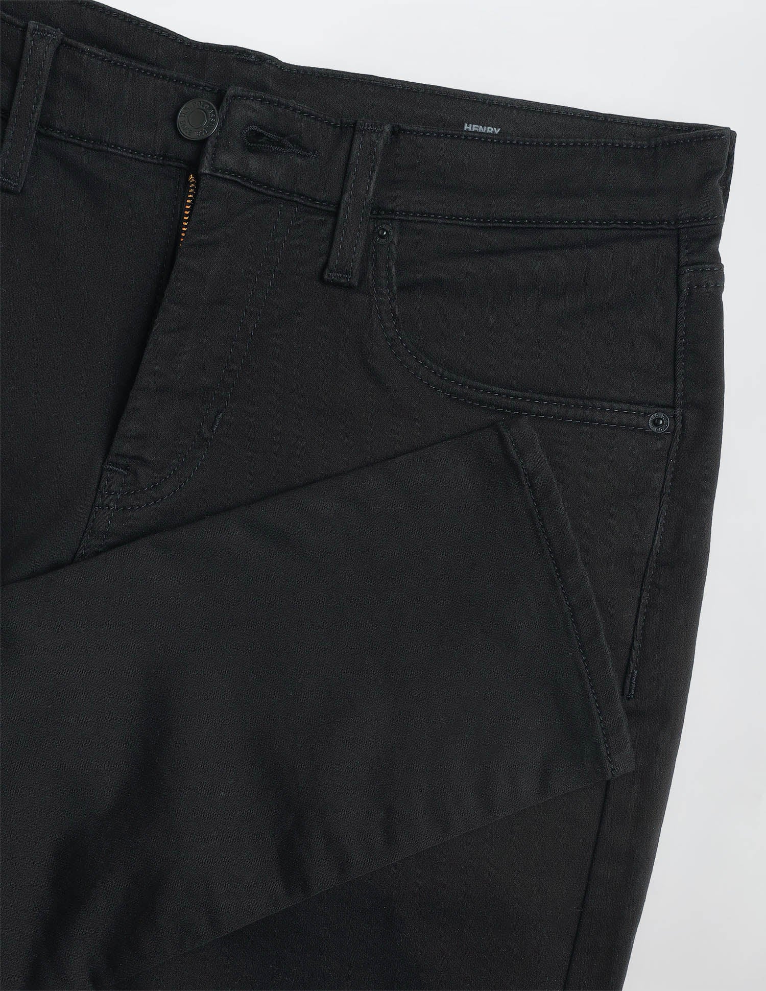 Henry Tapered Fit Black Jeans Black - U.S. Polo Assn. India | Large