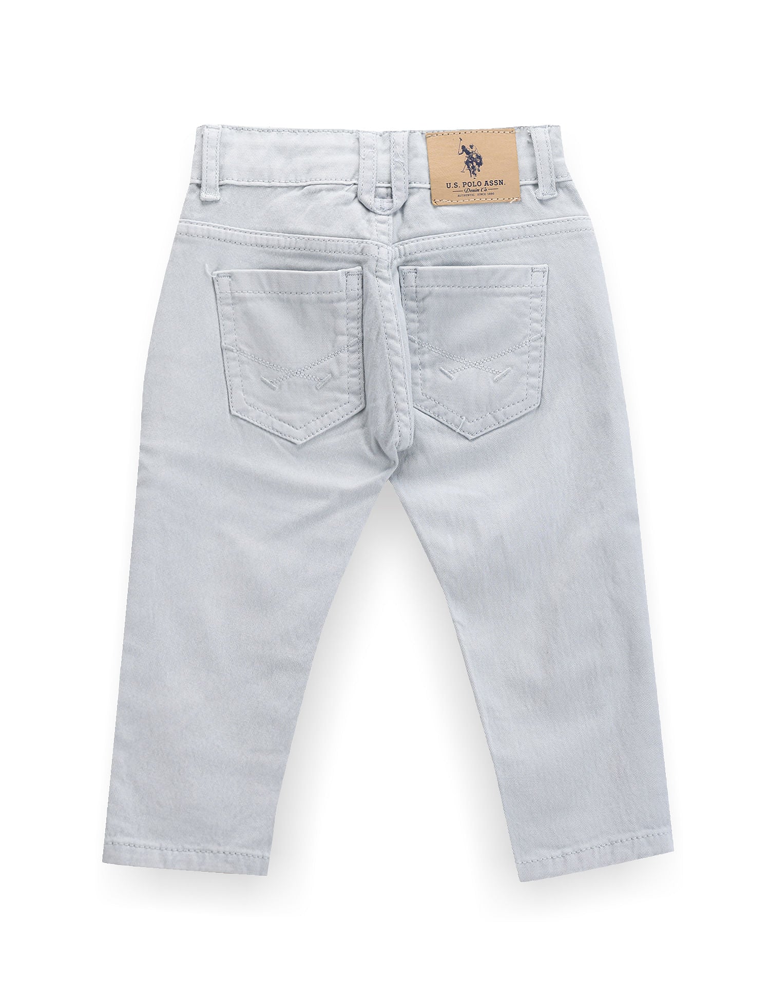 Boys Clean Look Slim Fit Jeans Light Blue - U.S. POLO ASSN. | Large