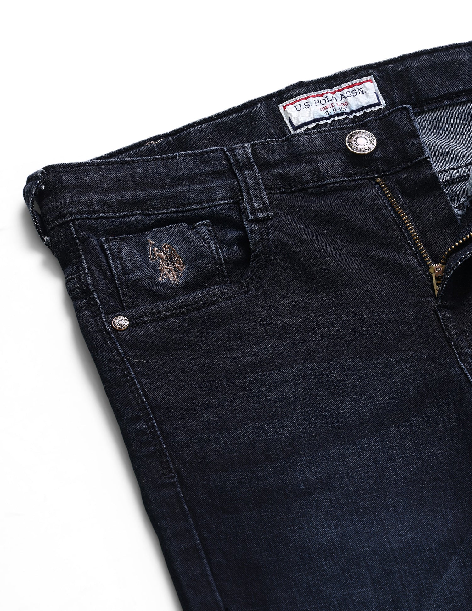 Stone Wash Skinny Fit Jeans Dark Blue - U.S. POLO ASSN. | Large