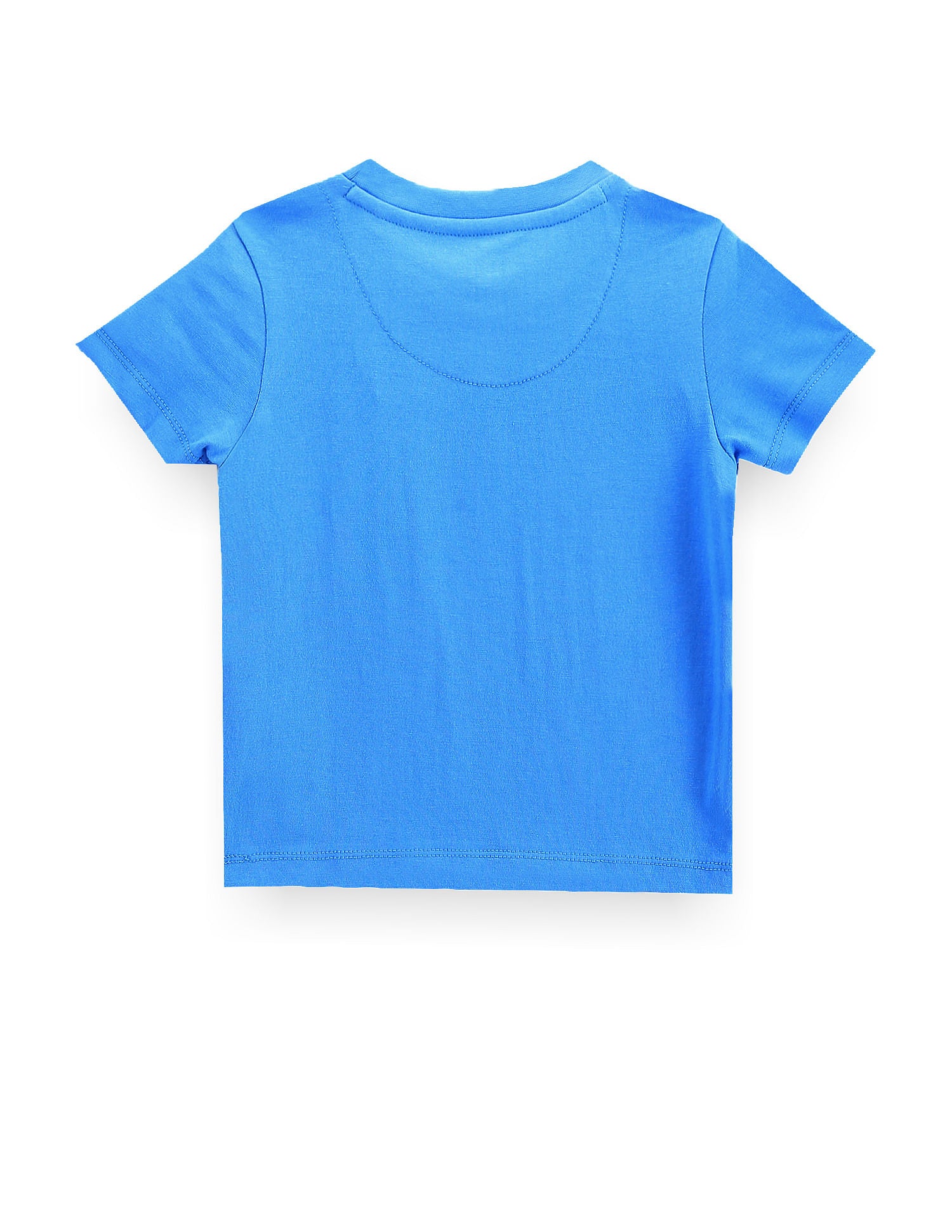 Boys Brand Print Cotton T-Shirt Turquoise - U.S. Polo Assn. India | Large
