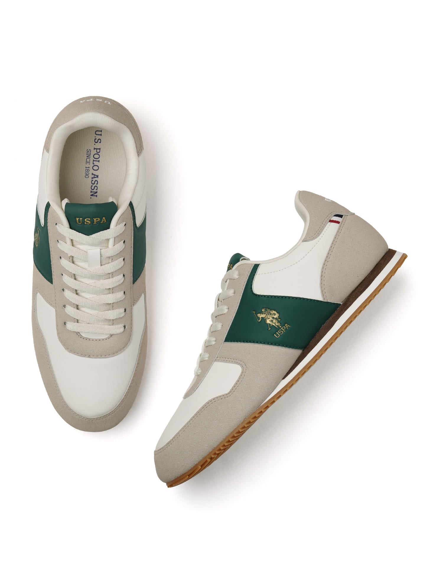 Men Enco Suede Colourblocked Sneakers