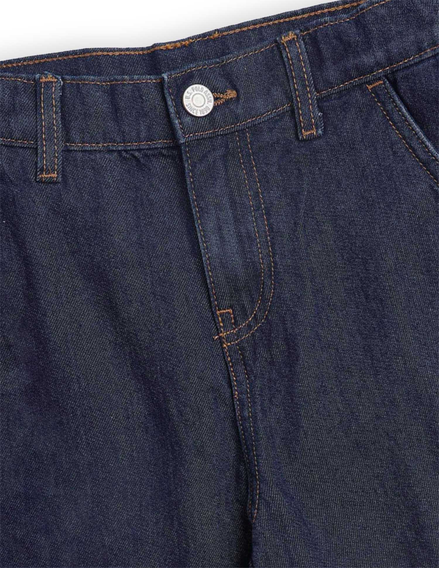 Boys Baggy Fit Mid Rise Jeans Blue - U.S. POLO ASSN. | Large