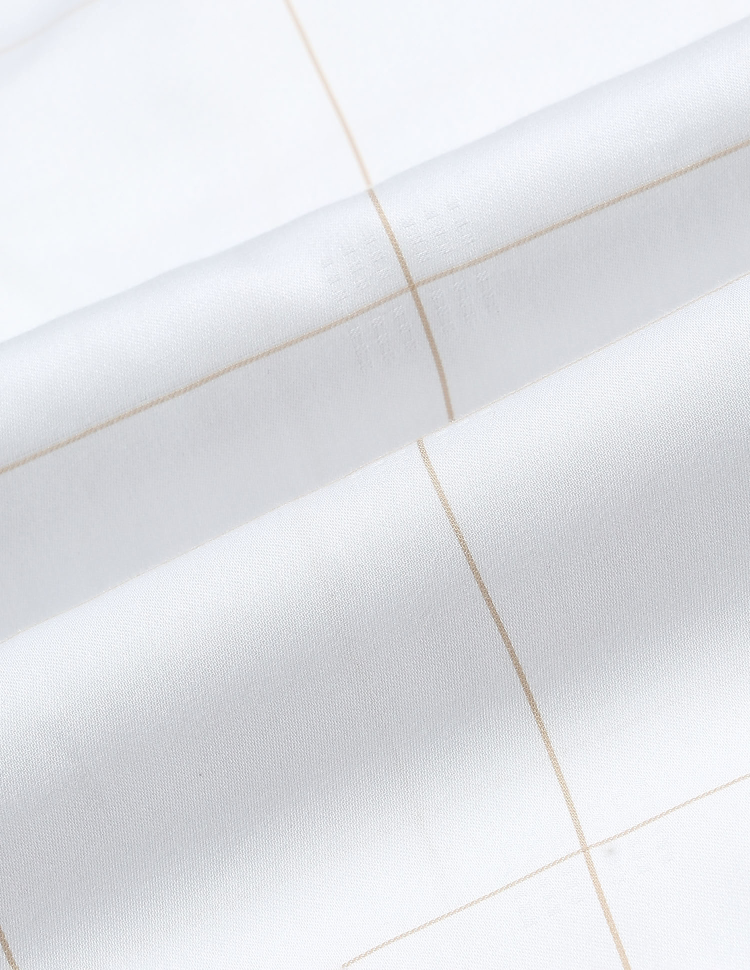 Windowpane Checked Tailored Fit Shirt White - U.S. POLO ASSN. | Large