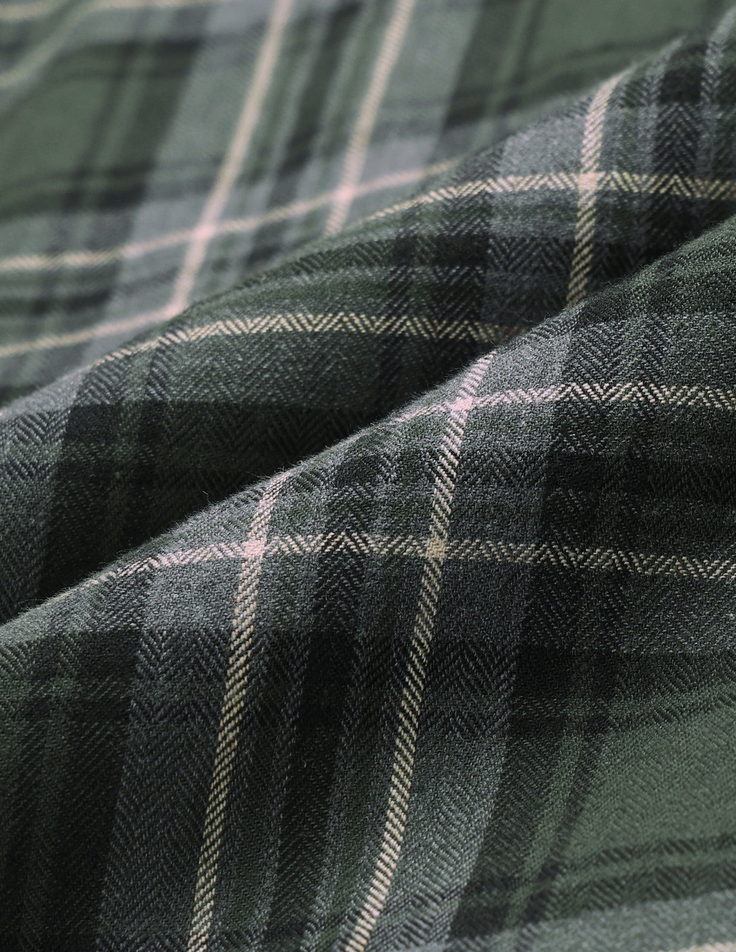 Twill Plaid Checked Shirt Olive - U.S. Polo Assn. India | Large