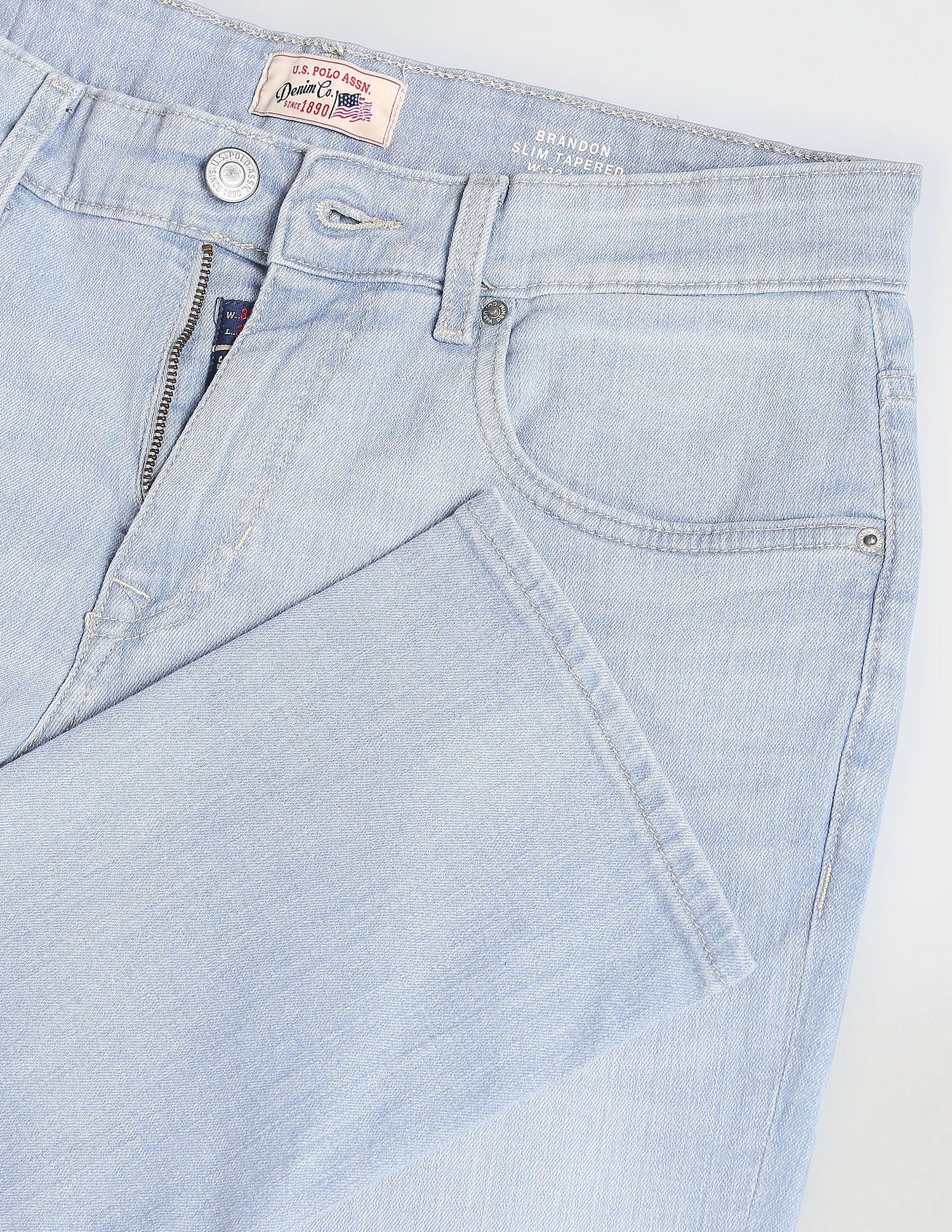 Brandon Americana Premium Jeans Light Blue - U.S. Polo Assn. India | Large