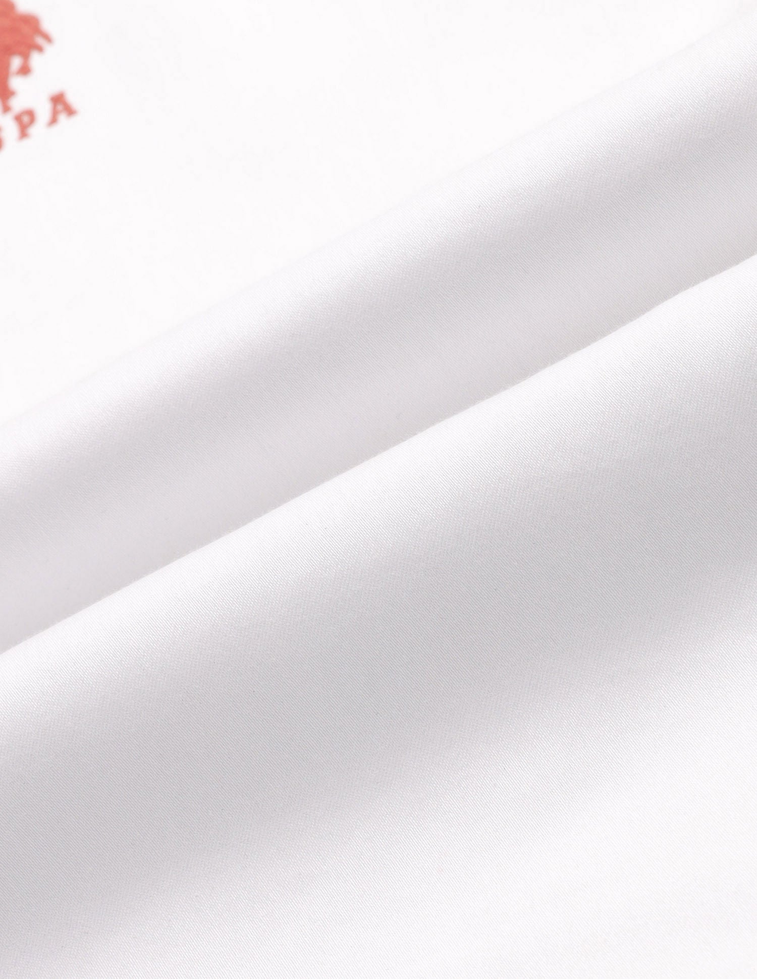 Regular Fit Satin Shirt White - U.S. POLO ASSN. | Large