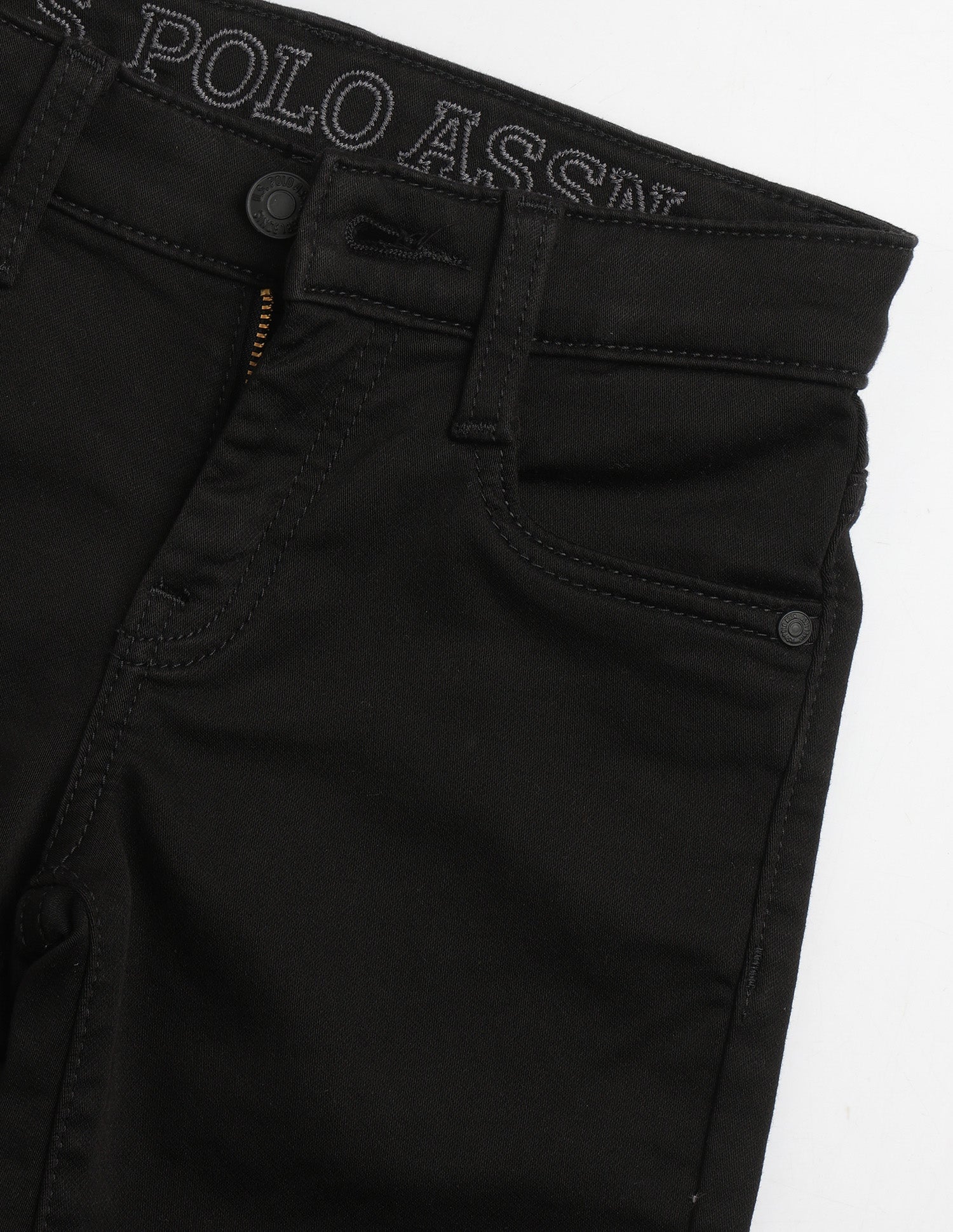 Mid Rise Slim Fit Jeans Black - U.S. Polo Assn. India | Large