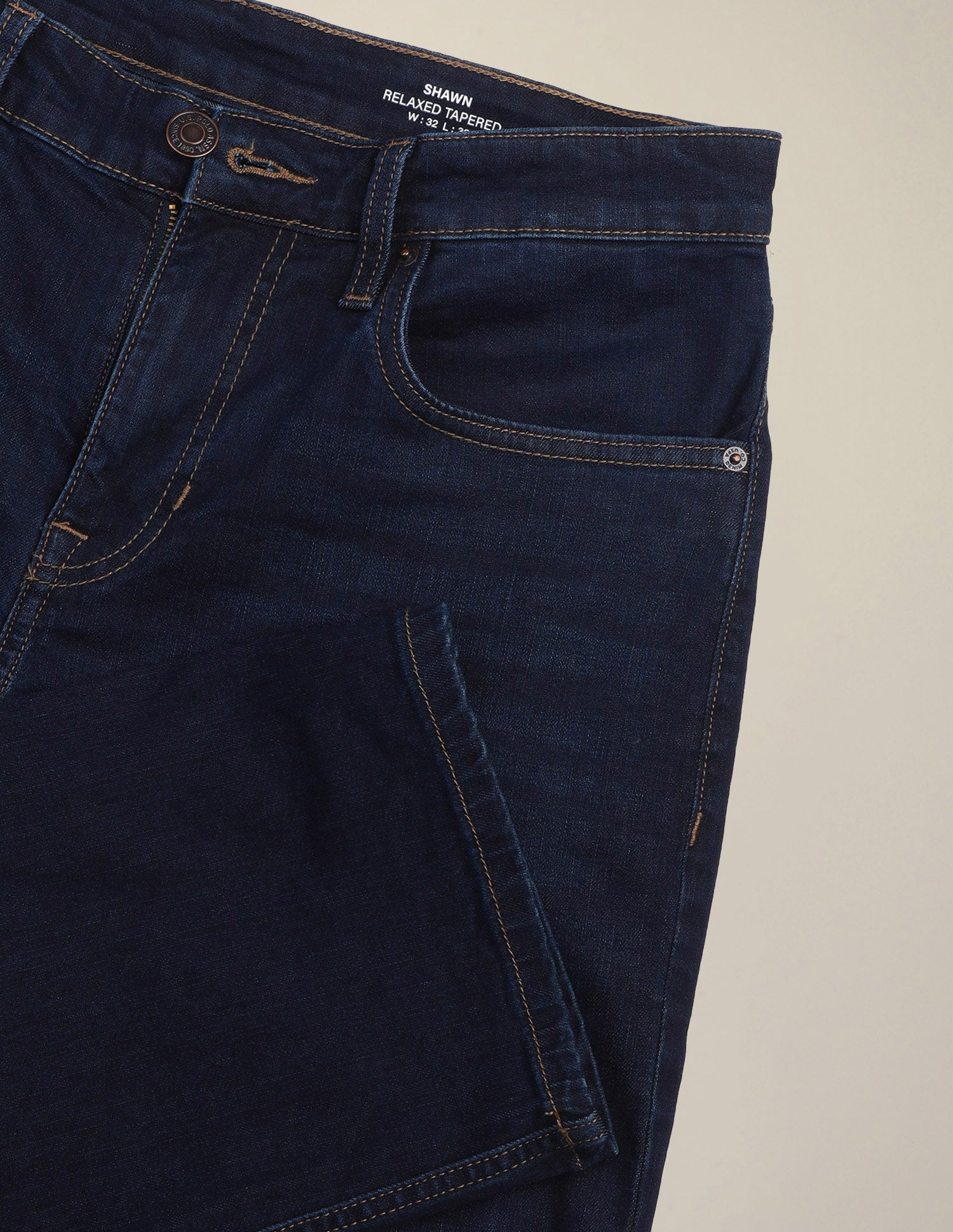 Shawn Relaxed Fit Blue Jeans Indigo - U.S. Polo Assn. India | Large
