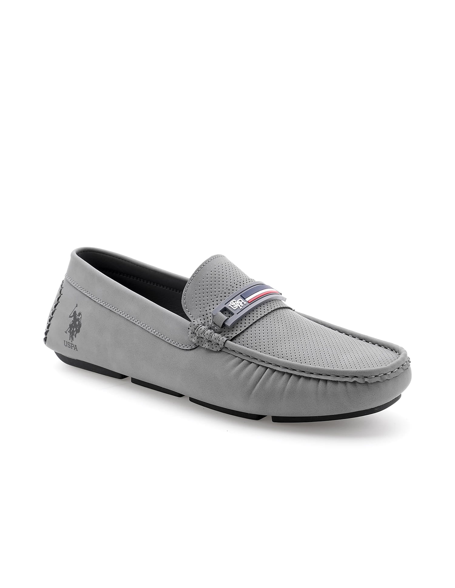 Men Barnes 4.0 Slip On Shoes Grey - U.S. Polo Assn. India | Large
