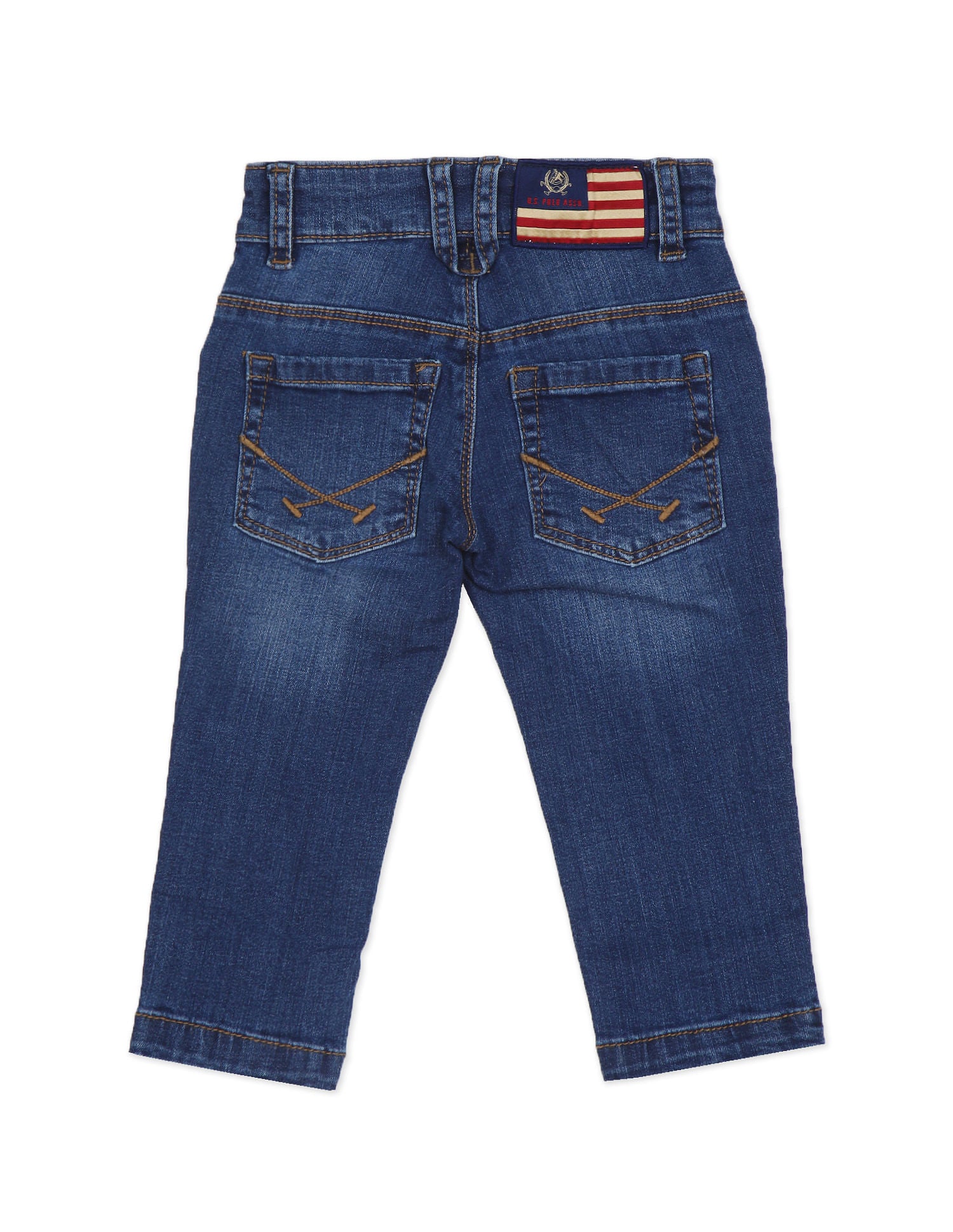 Skinny Fit Wash Jeans Blue - U.S. Polo Assn. India | Large
