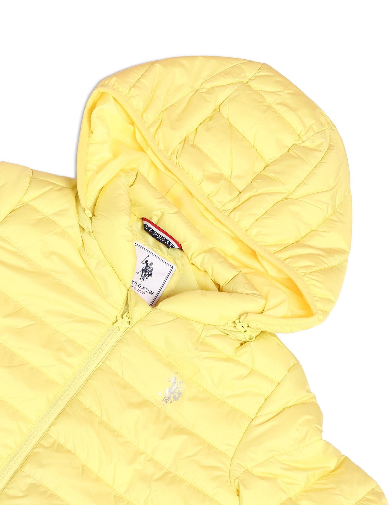 Girls Travel Friendly Light Weight Jacket Lime - U.S. POLO ASSN. | Large