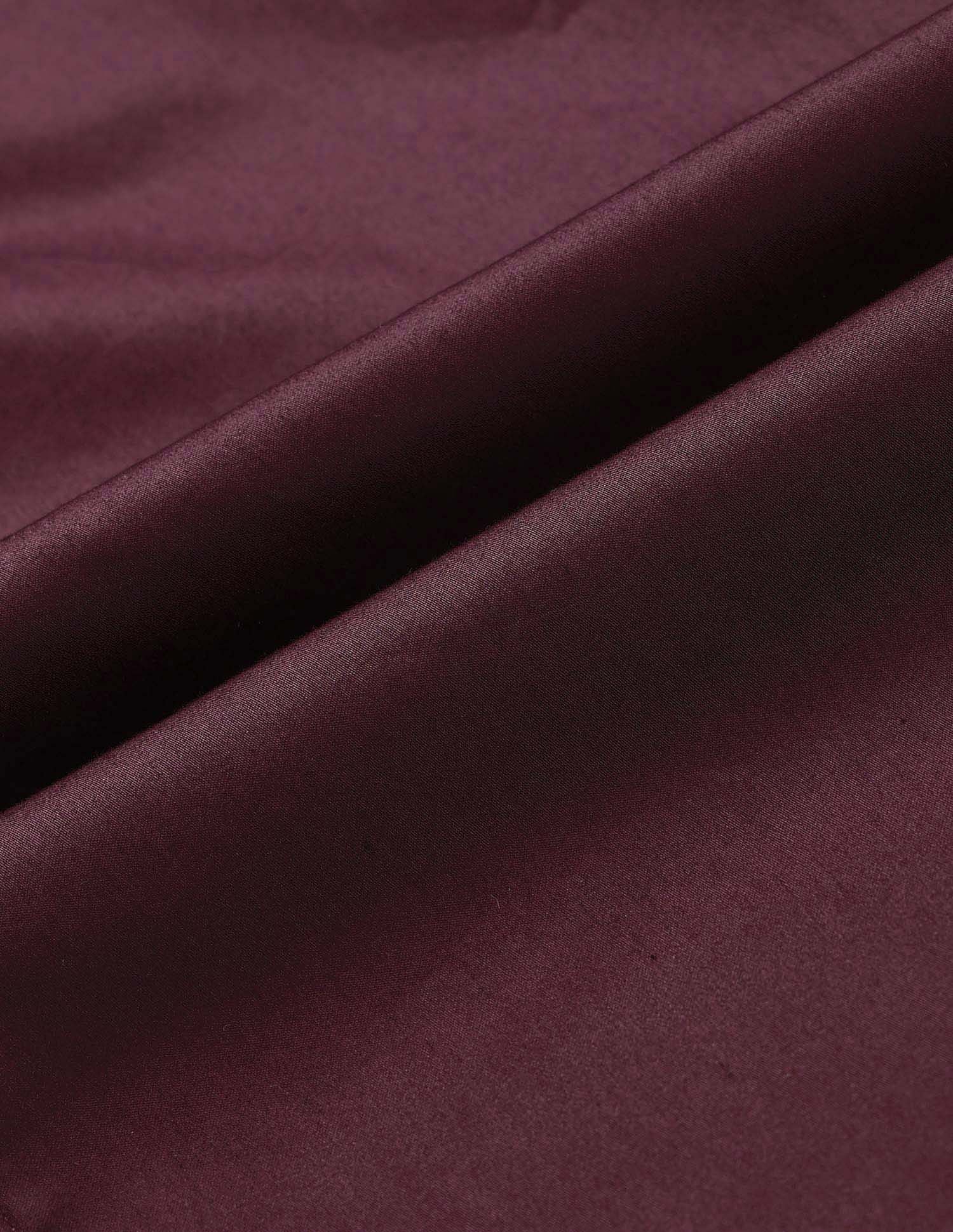 Tailored Fit Satin Shirt Maroon - U.S. Polo Assn. India | Large