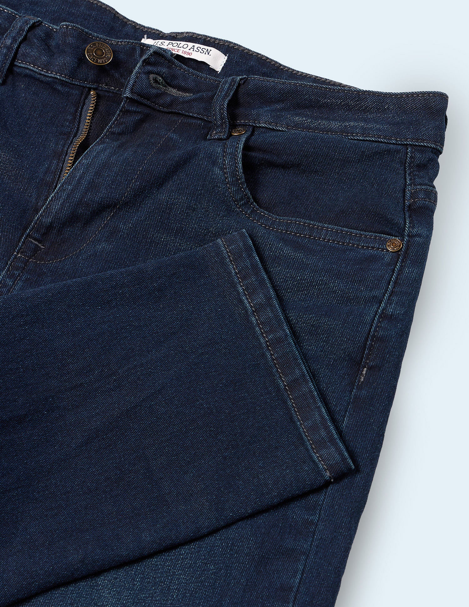 Slim Fit Blue Jeans Blue - U.S. POLO ASSN. | Large