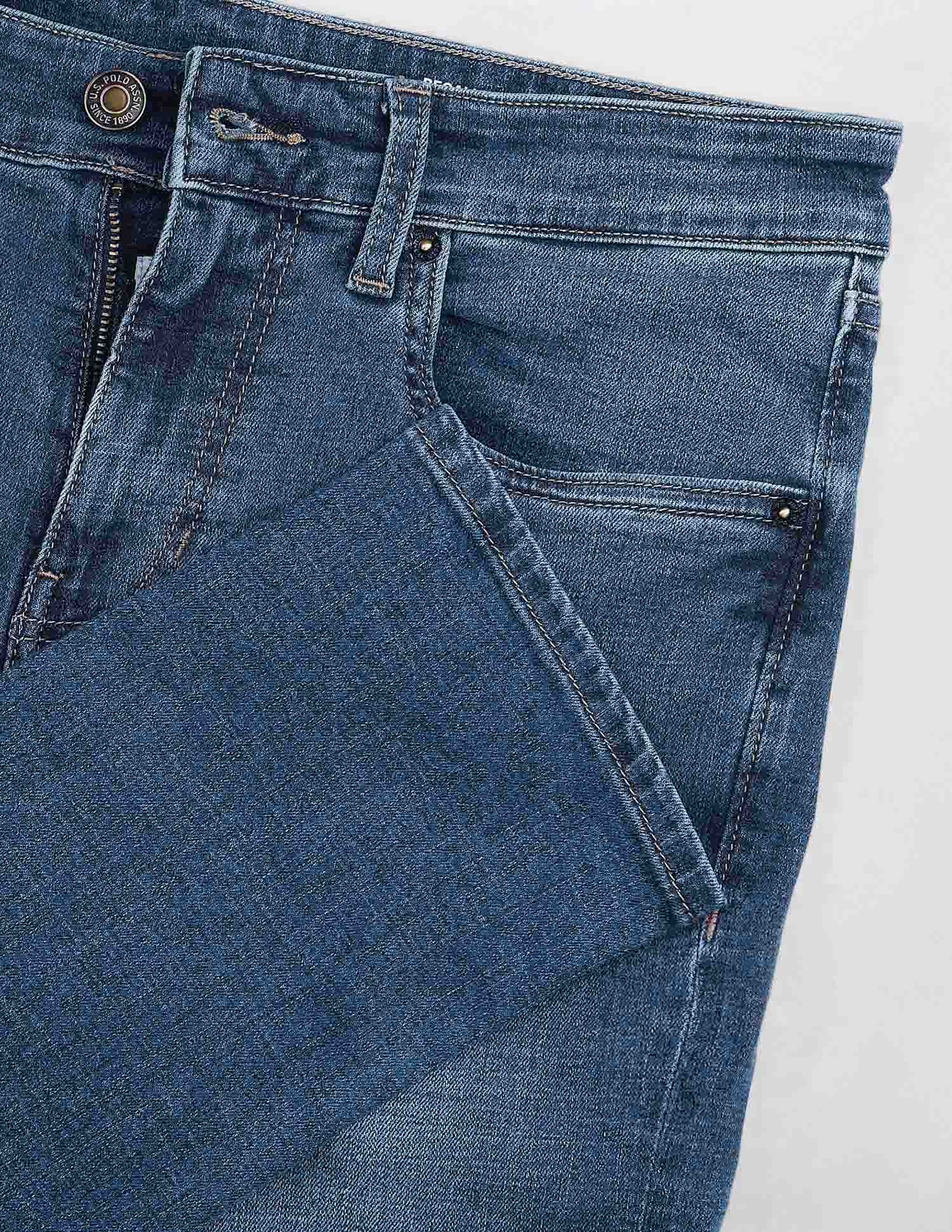 Regallo Skinny Fit Blue Jeans Blue - U.S. POLO ASSN. | Large