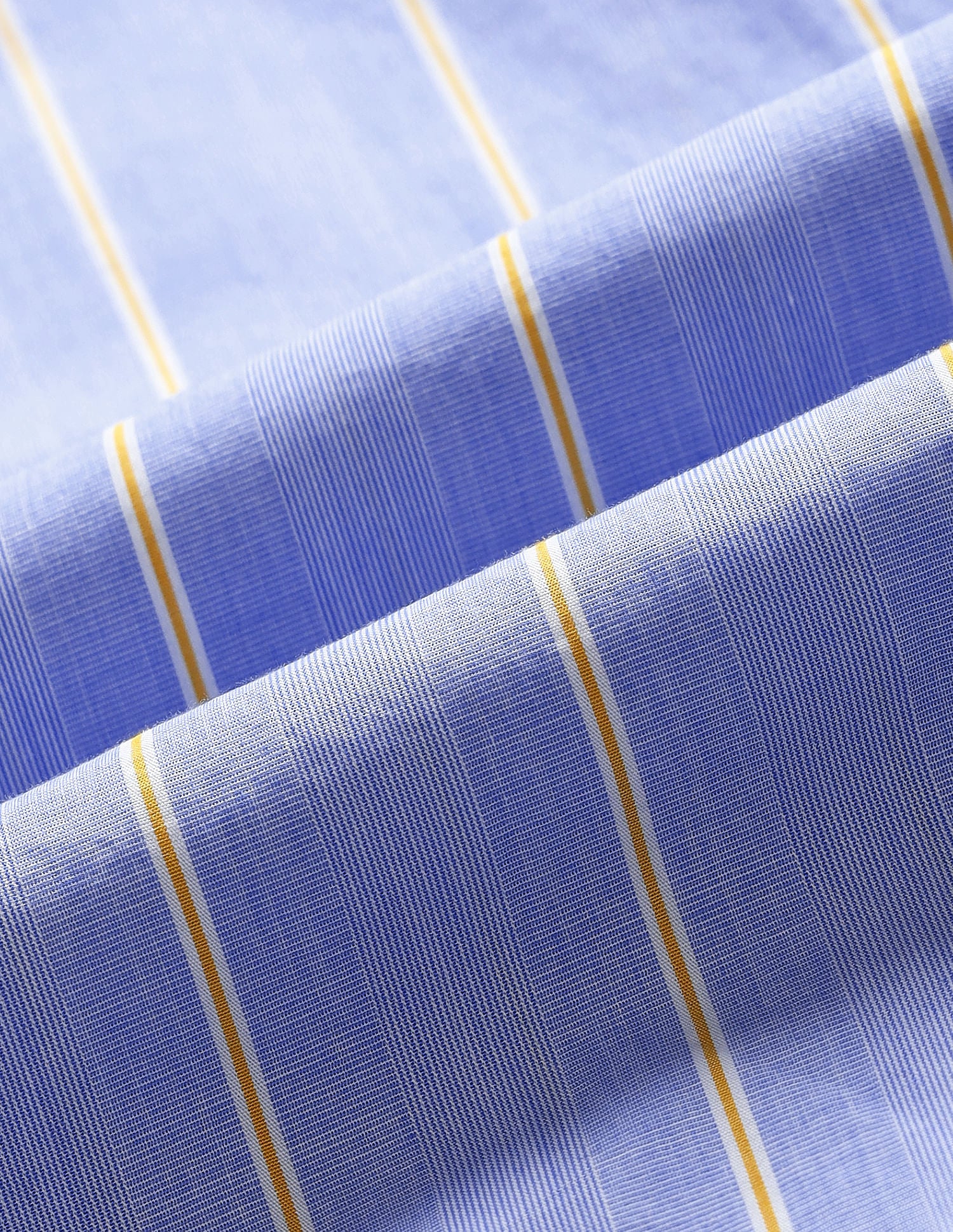 Tailored Fit Cotton Striped Shirt Blue - U.S. Polo Assn. India | Large