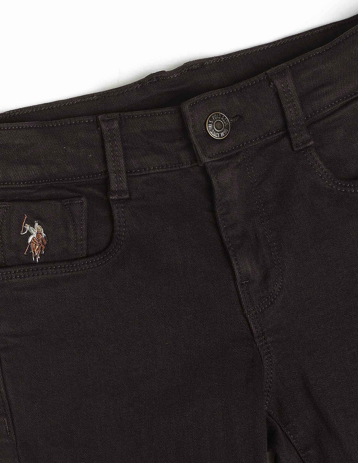 Mid Rise Slim Fit Jeans Brown - U.S. Polo Assn. India | Large