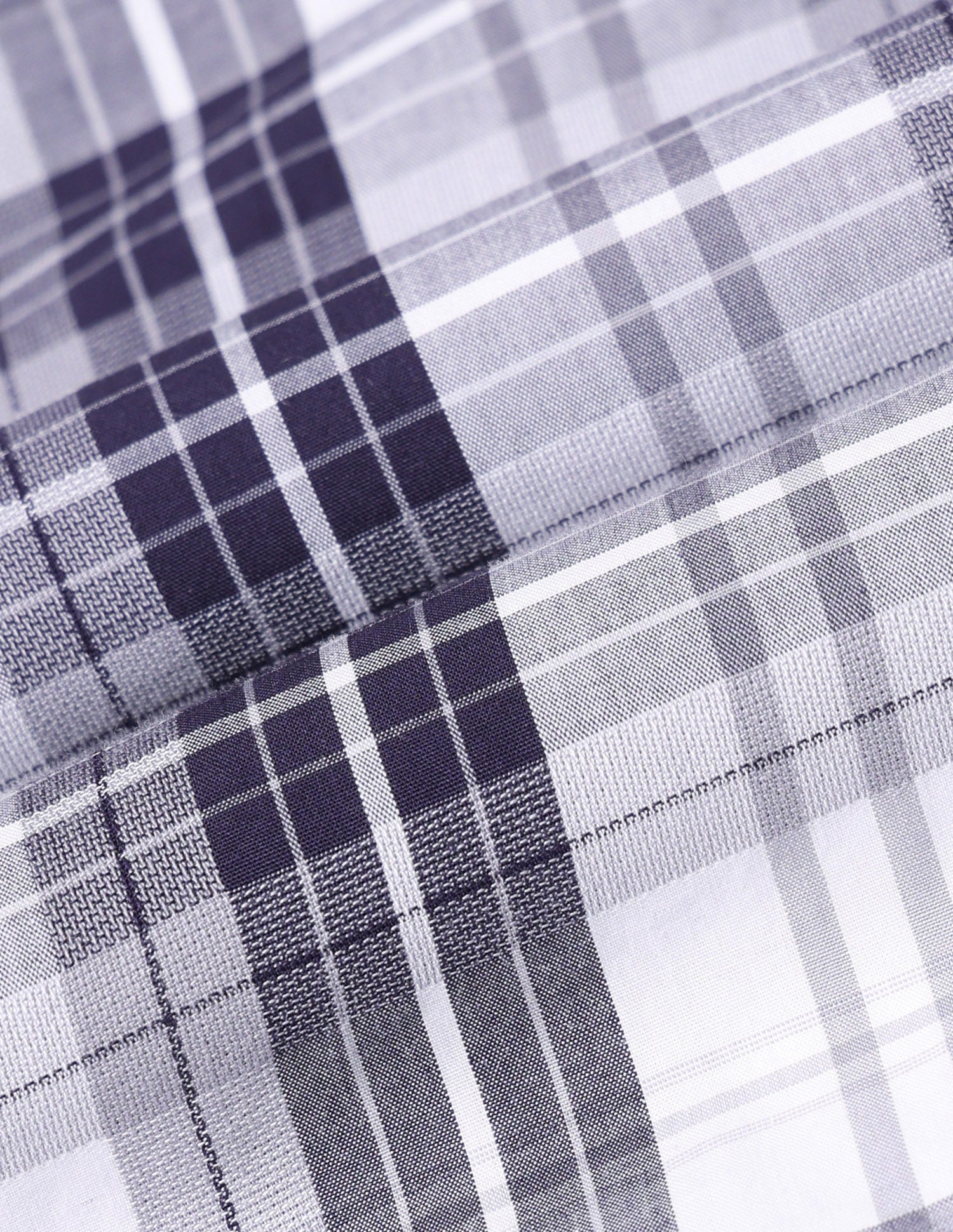 Plaid Tailored Fit Shirt Purple - U.S. Polo Assn. India | Large