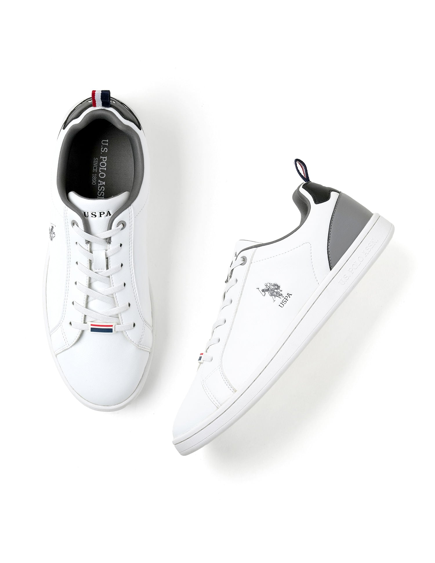 Men Stefan White All Day Sneakers White - U.S. Polo Assn. India | Large