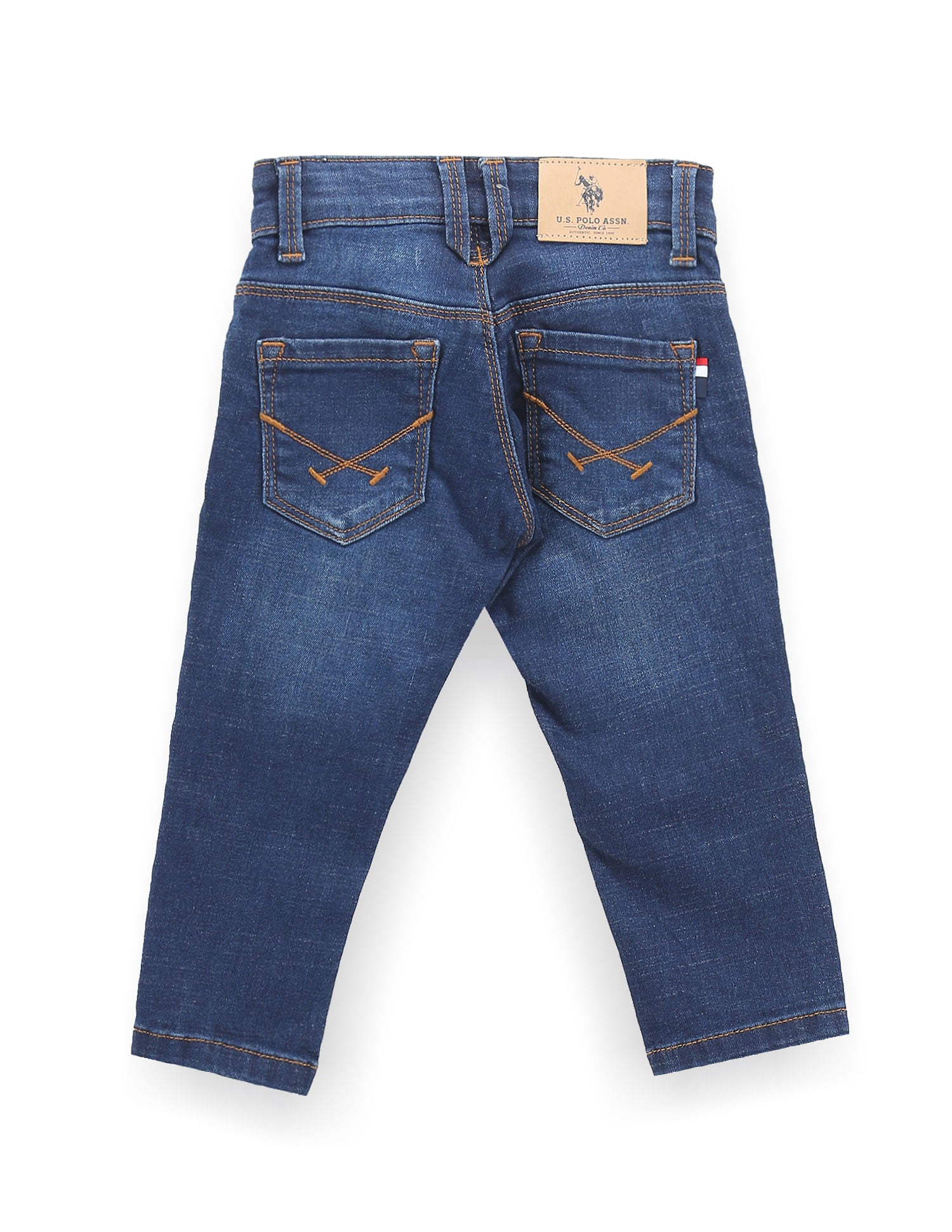Boys Slim Fit Blue Jeans Blue - U.S. POLO ASSN. | Large