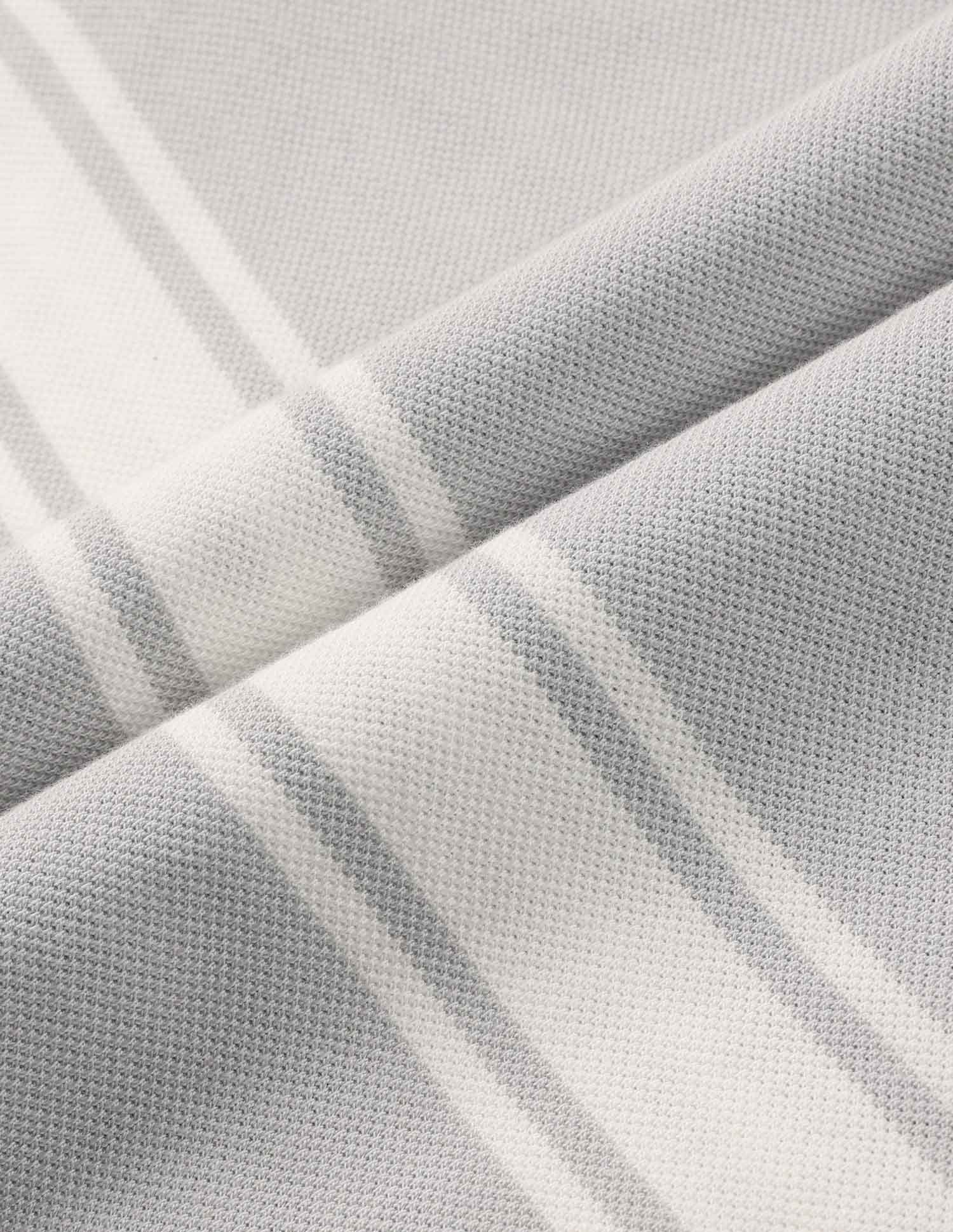 Vertical Striped Working Holiday Polo Shirt Grey - U.S. Polo Assn. India | Large