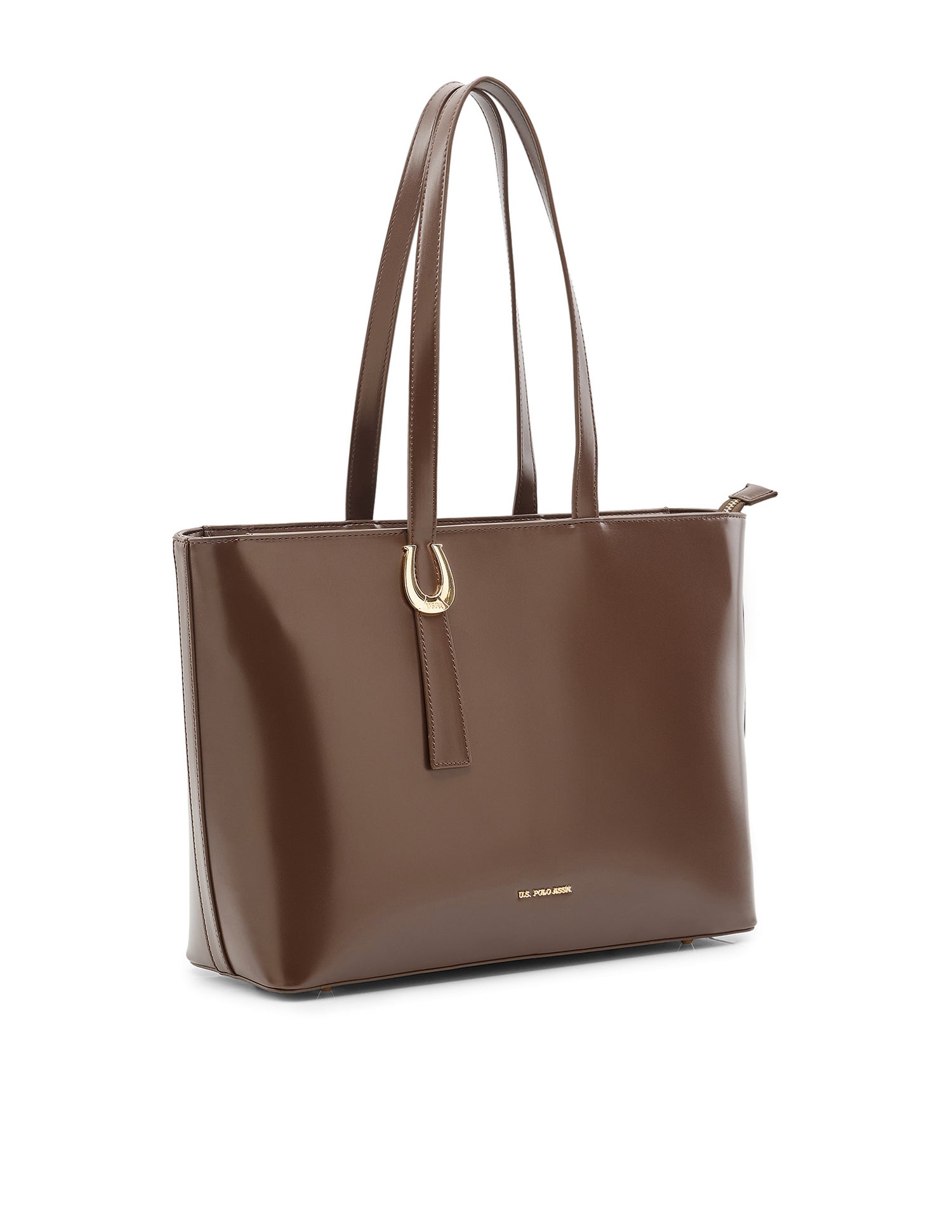 Clarice Tote Bag Dark Brown - U.S. Polo Assn. India | Large