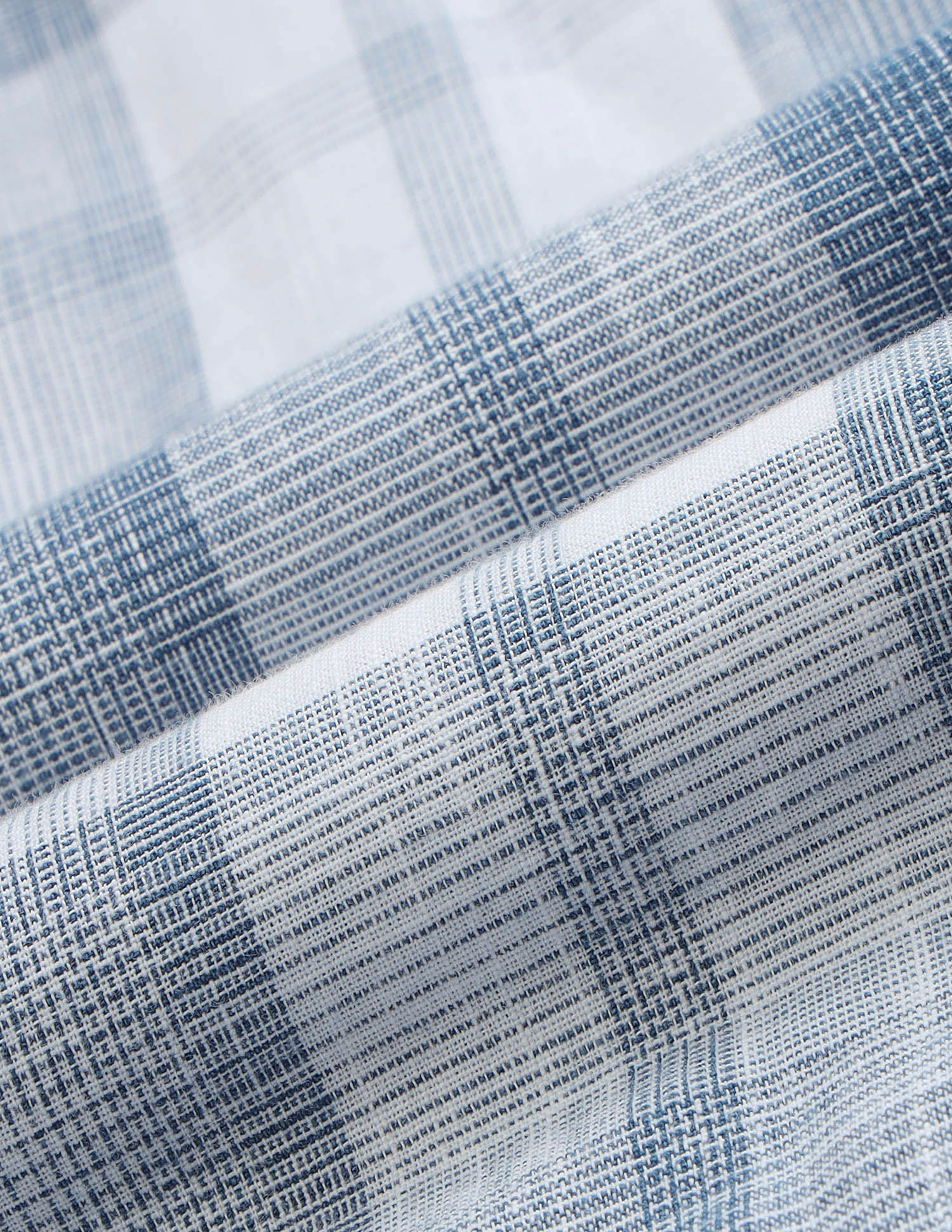 Plaid Checked Regular Fit Shirt Light Indigo - U.S. Polo Assn. India | Large