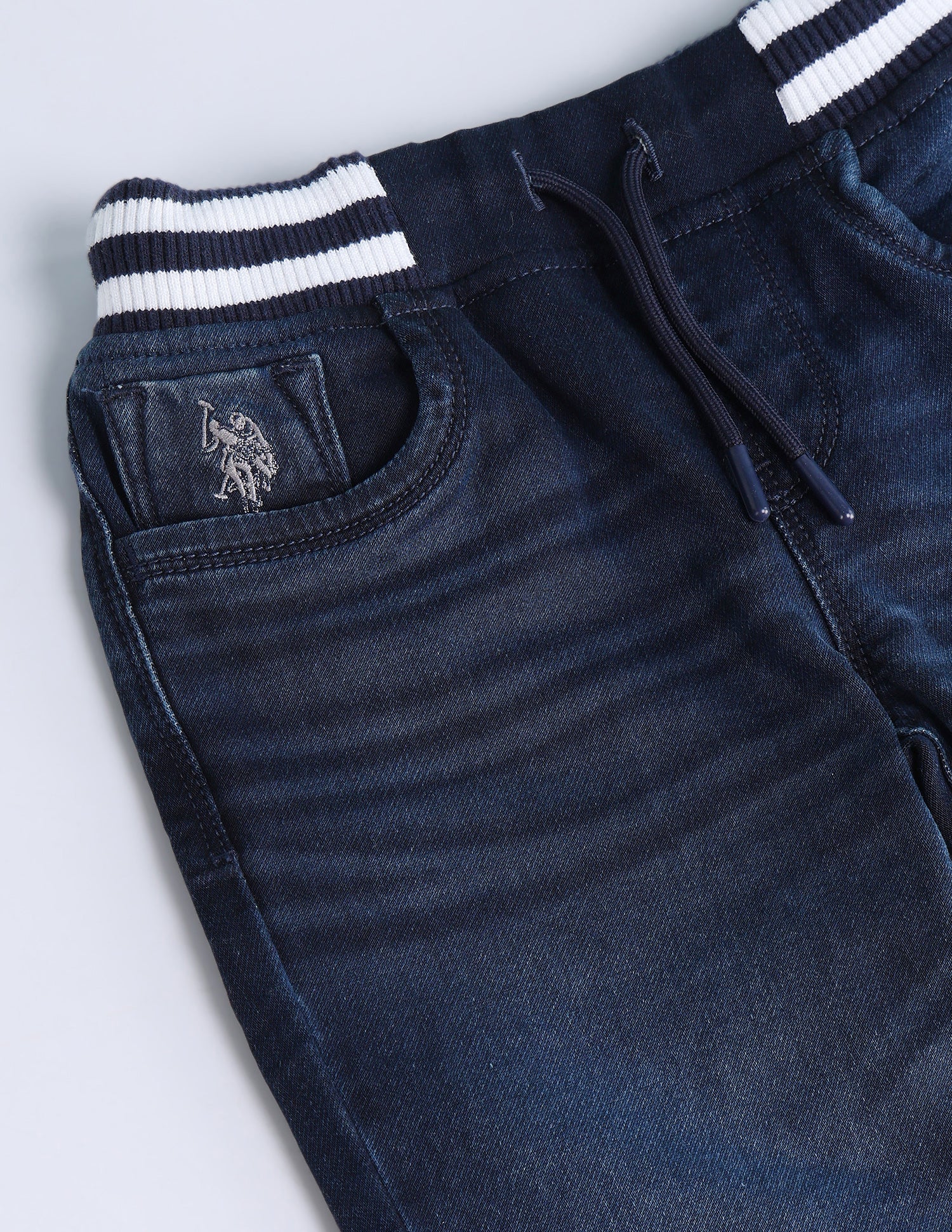 Slim fit Solid Jeans Blue Black - U.S. POLO ASSN. | Large