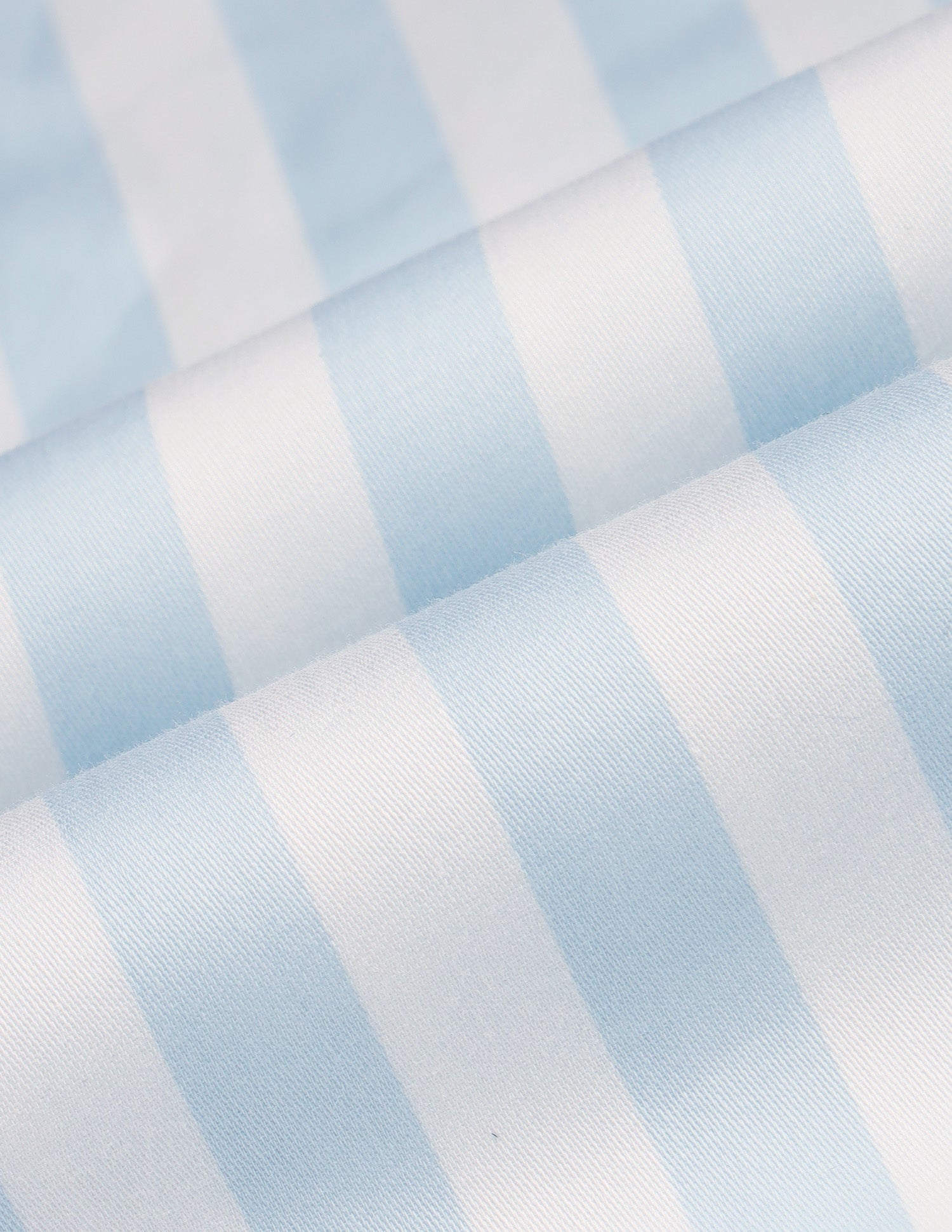 Vertical Striped Satin Shirt Light Blue - U.S. Polo Assn. India | Large
