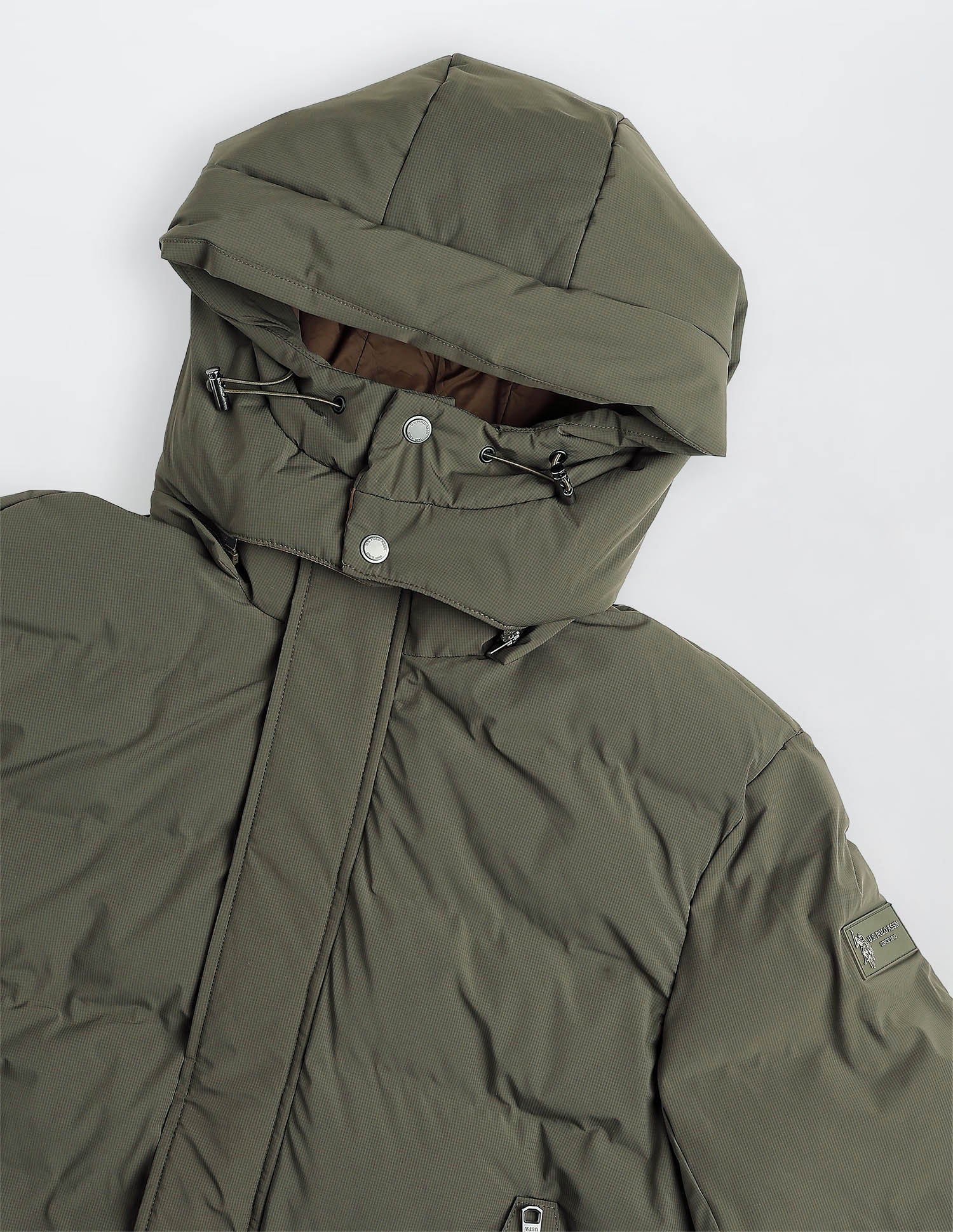 Detachable Hood Smartheat Jacket Dark Green - U.S. POLO ASSN. | Large