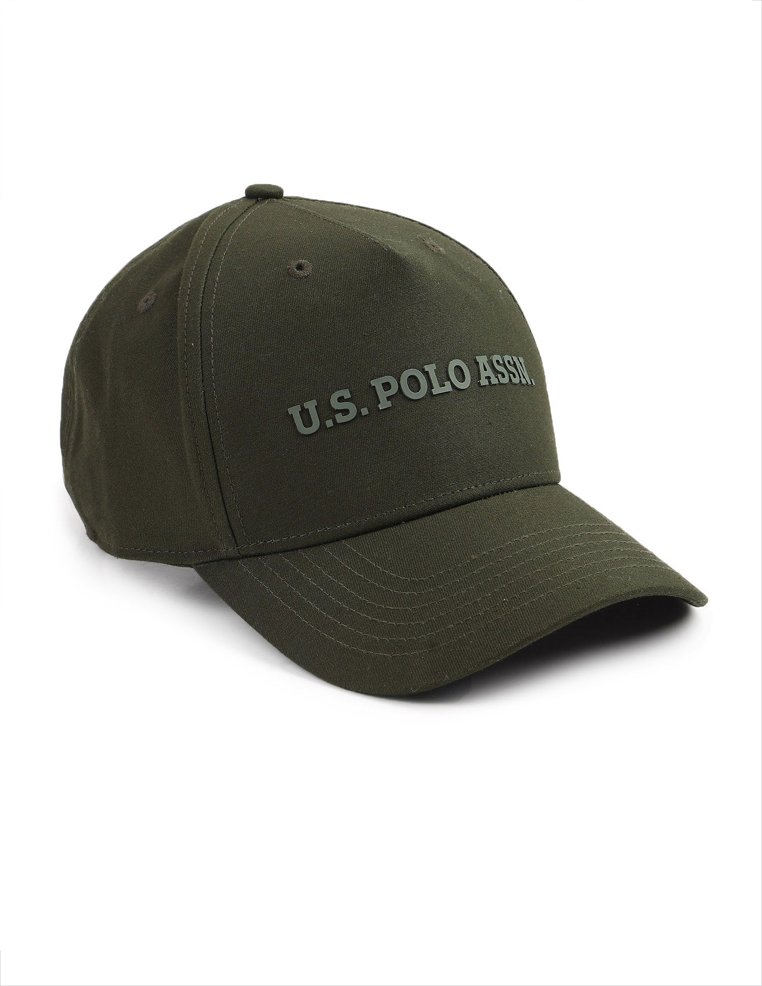 Brand Embossed Twill Cap Olive - U.S. POLO ASSN. | Large