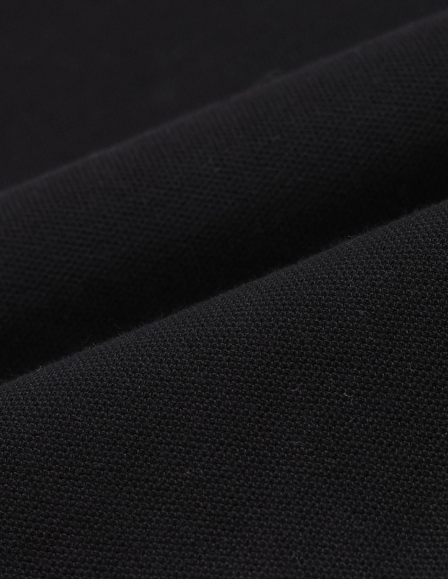 Slim Fit Solid Polo Shirt Black - U.S. Polo Assn. India | Large