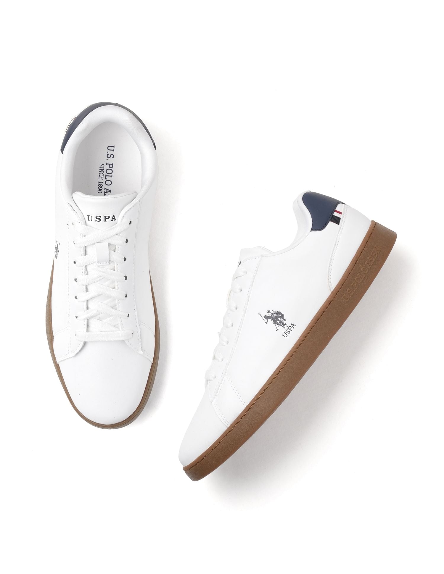 Rheede Solid Casual Sneakers White - U.S. POLO ASSN. | Large