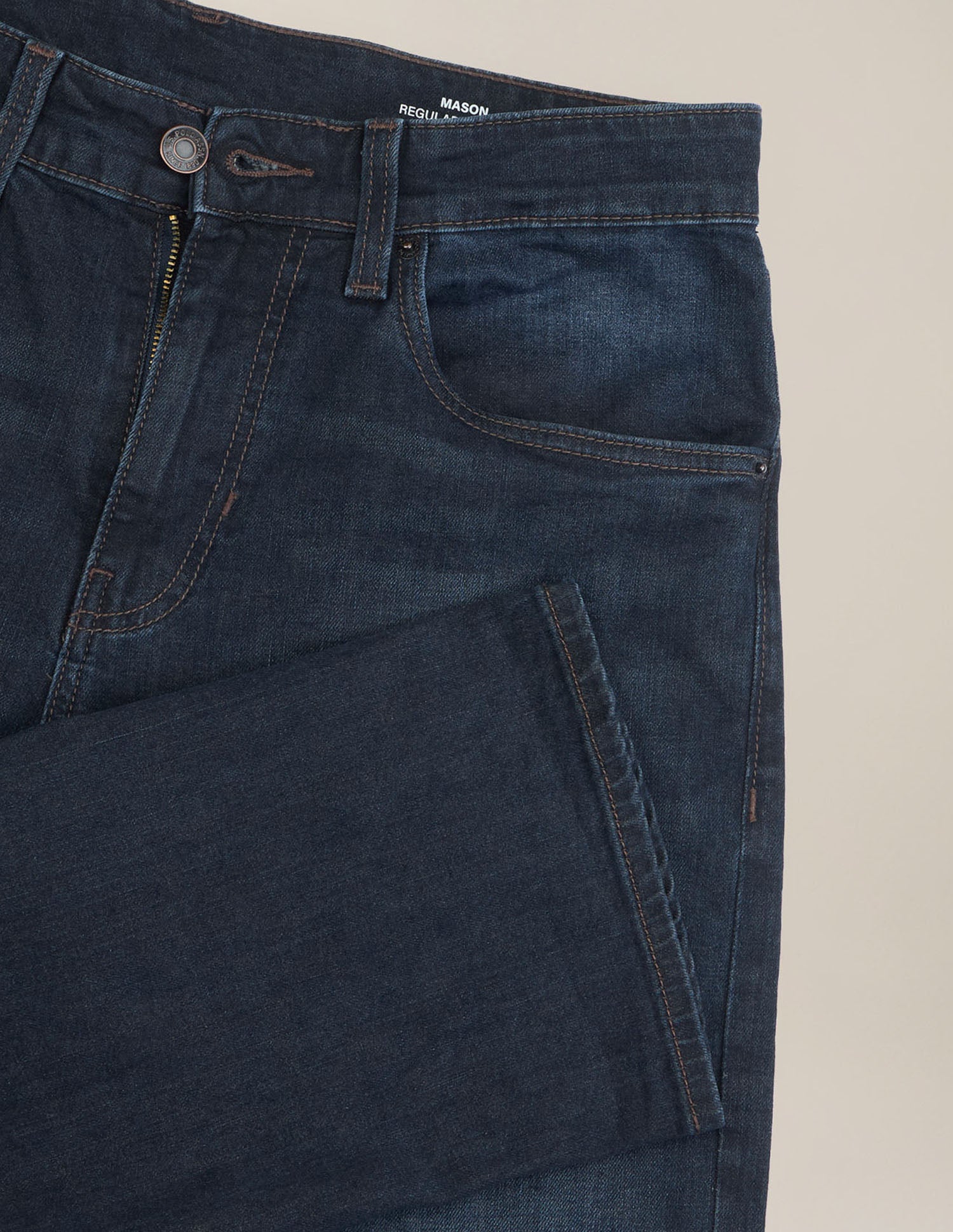 Mason Regular Straight Fit Blue Jeans Dark Blue - U.S. Polo Assn. India | Large