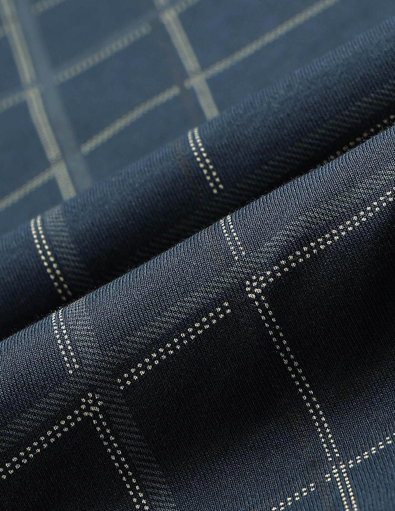 Checked Slim Fit Polo Shirt Navy - U.S. POLO ASSN. | Large