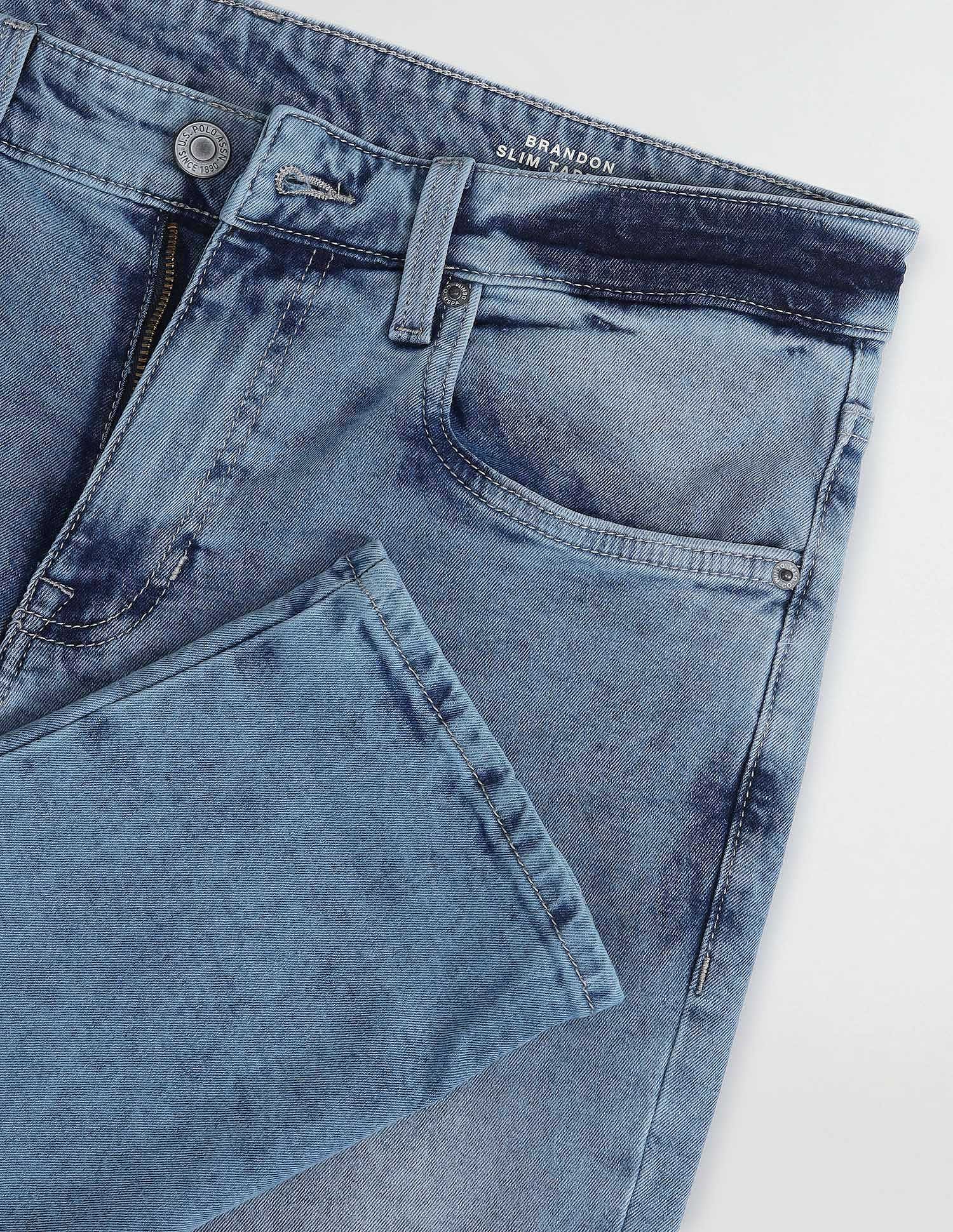 Brandon Slim Tapered Blue Jeans Blue - U.S. Polo Assn. India | Large