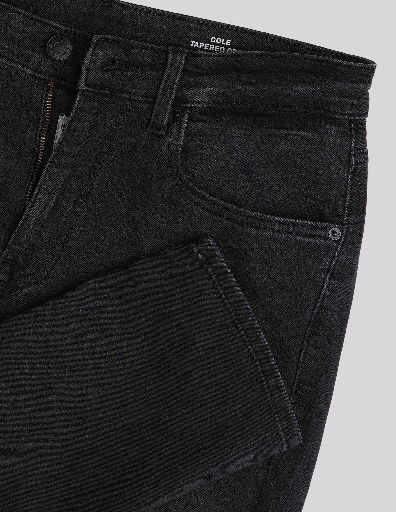 Cole Comfort Cropped Fit Black Jeans Black - U.S. POLO ASSN. | Large