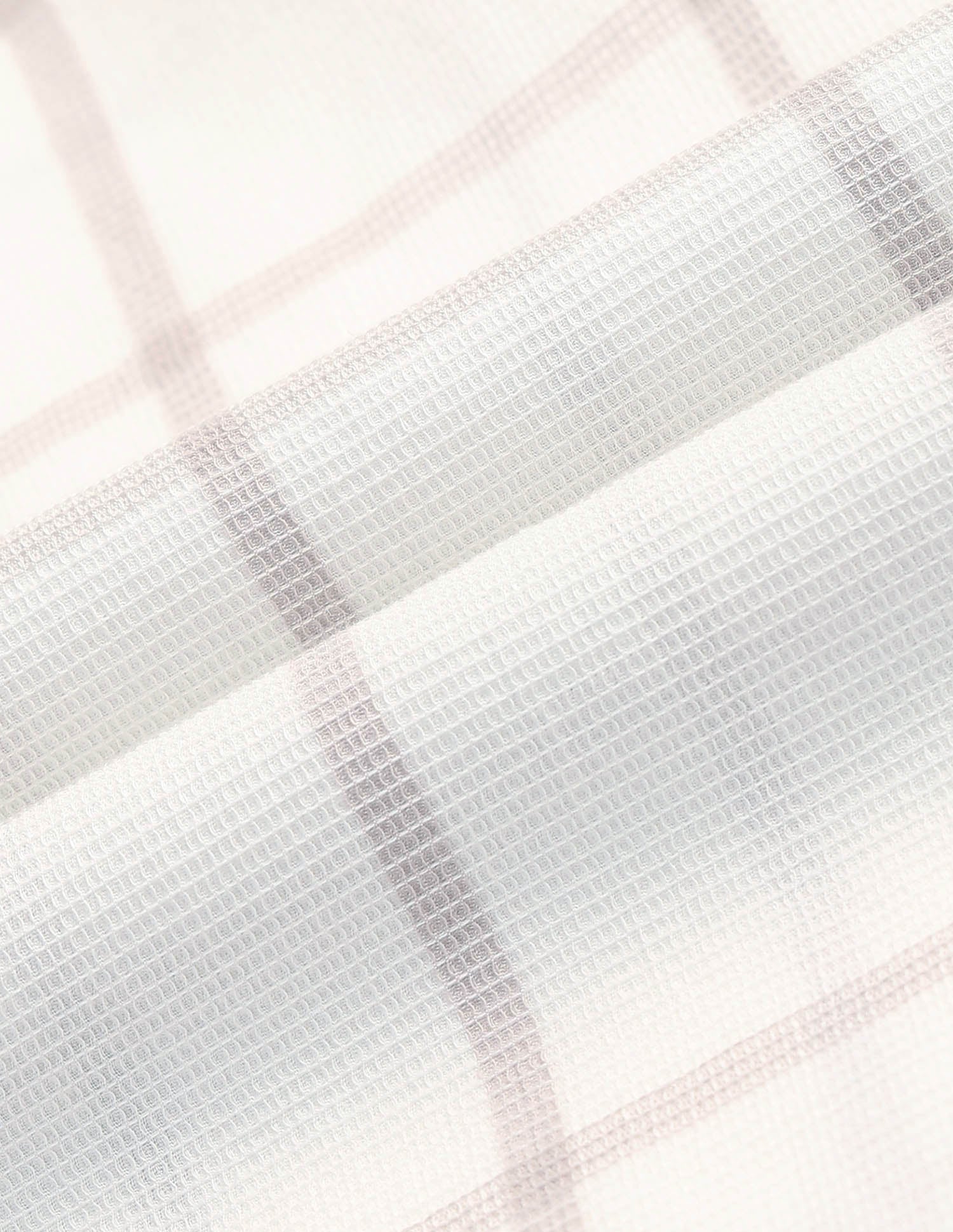 Windowpane Checked Dobby Regular Fit Shirt Khaki - U.S. Polo Assn. India | Large