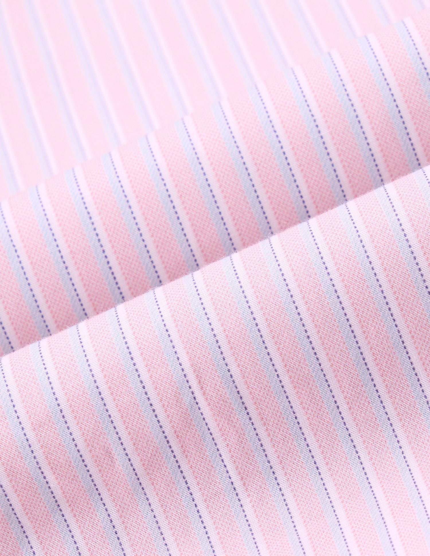 Vertical Striped Boyfriend Fit Shirt Pink - U.S. Polo Assn. India | Large