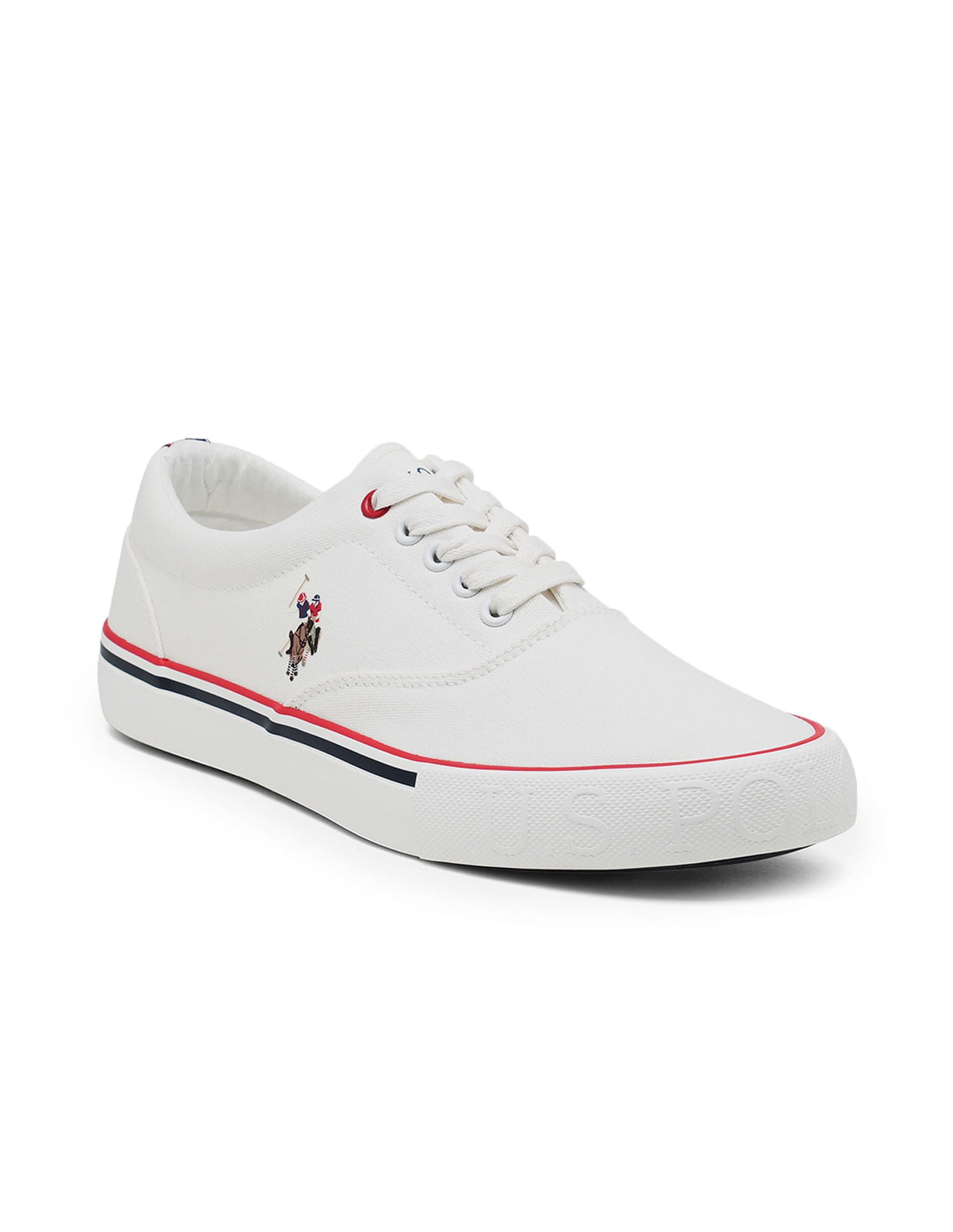 Men Lace-Ups Clyde 2.0 Sneakers Off White - U.S. POLO ASSN. | Large