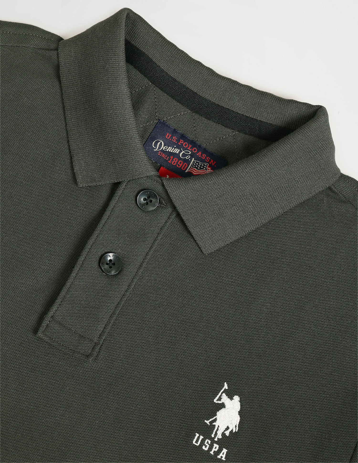 Solid Muscle Fit Polo Shirt – U.S. Polo Assn. India