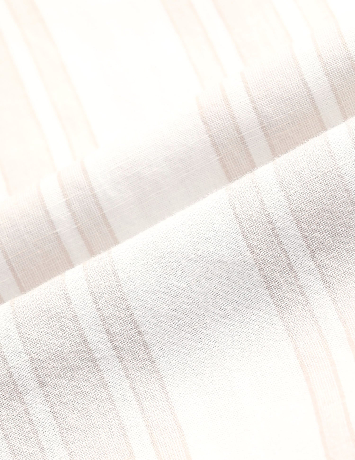 Vertical Striped Poplin Regular Fit Shirt Ecru - U.S. Polo Assn. India | Large