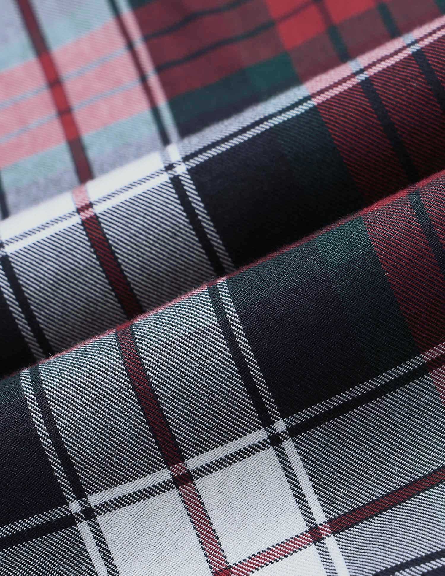 Boys Plaid Checked Twill Shirt Red - U.S. POLO ASSN. | Large