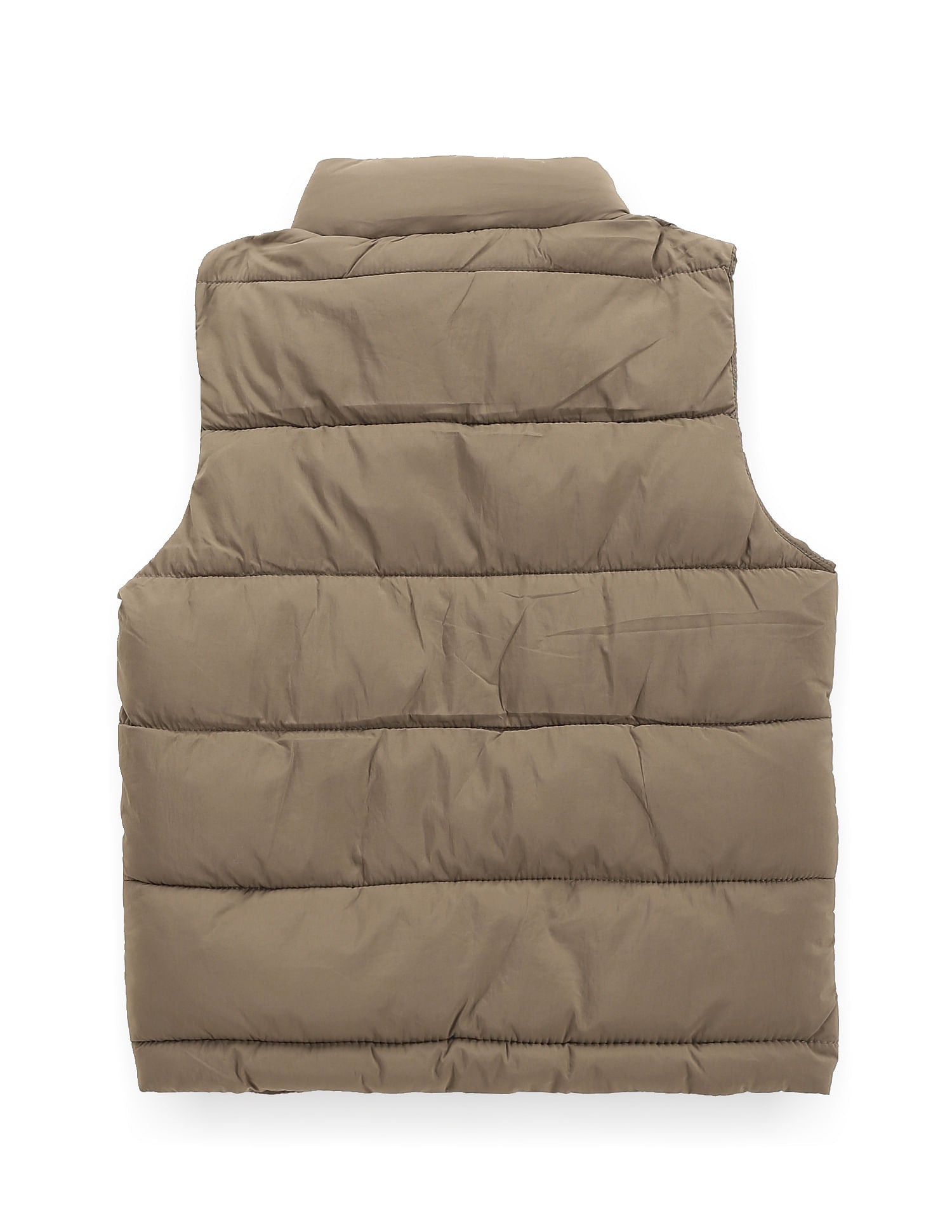 Boys Sleeveless Puffer Jacket Olive - U.S. POLO ASSN. | Large