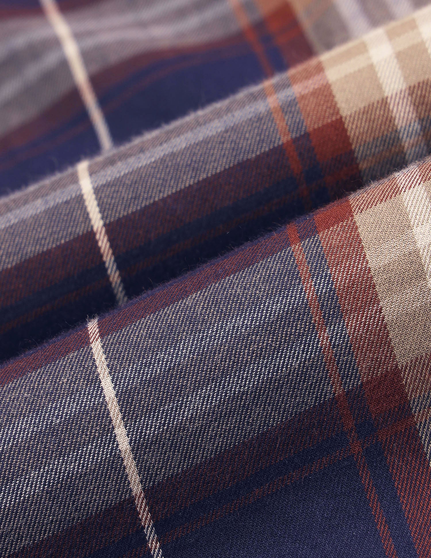 Tartan Checked Twill Shirt Navy - U.S. Polo Assn. India | Large