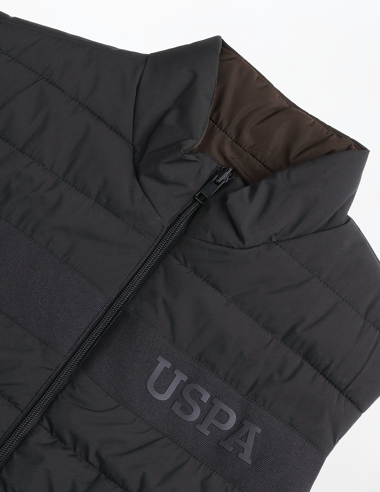 Solid Regular Fit Reversible Jacket Black - U.S. POLO ASSN. | Large
