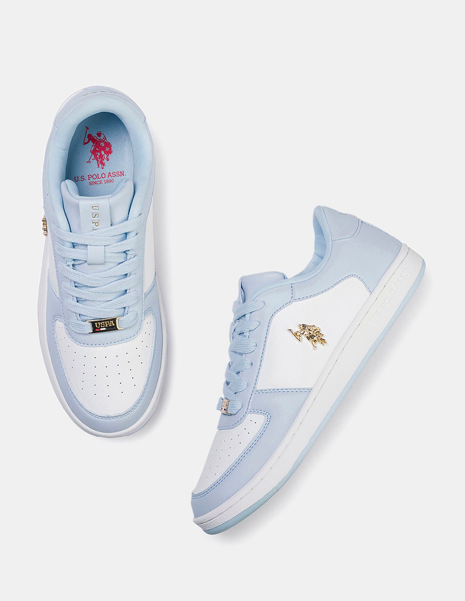 Women Colour Block 2.0 Sneakers Light Blue - U.S. POLO ASSN. | Large