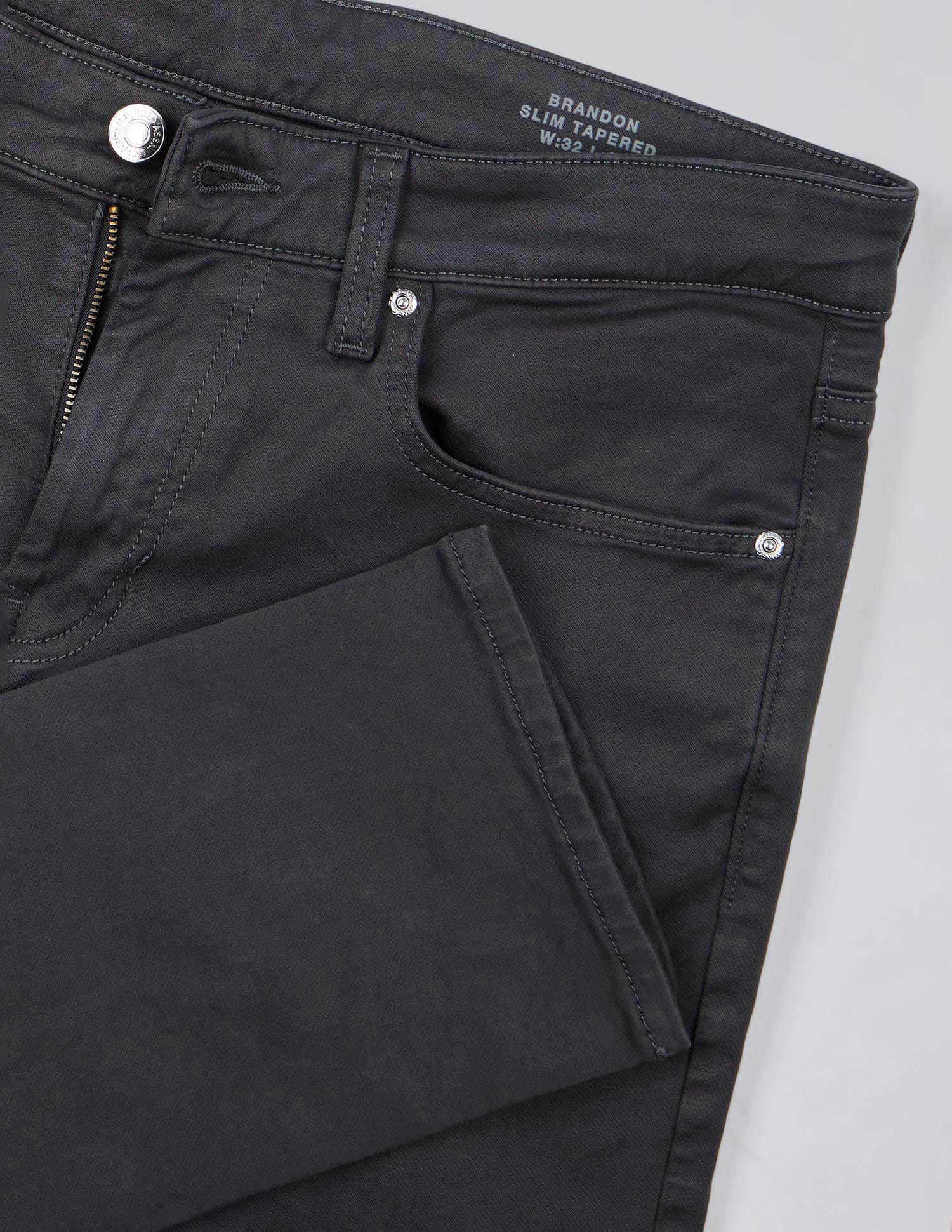 Brandon Slim Tapered Fit Grey Jeans Grey - U.S. POLO ASSN. | Large