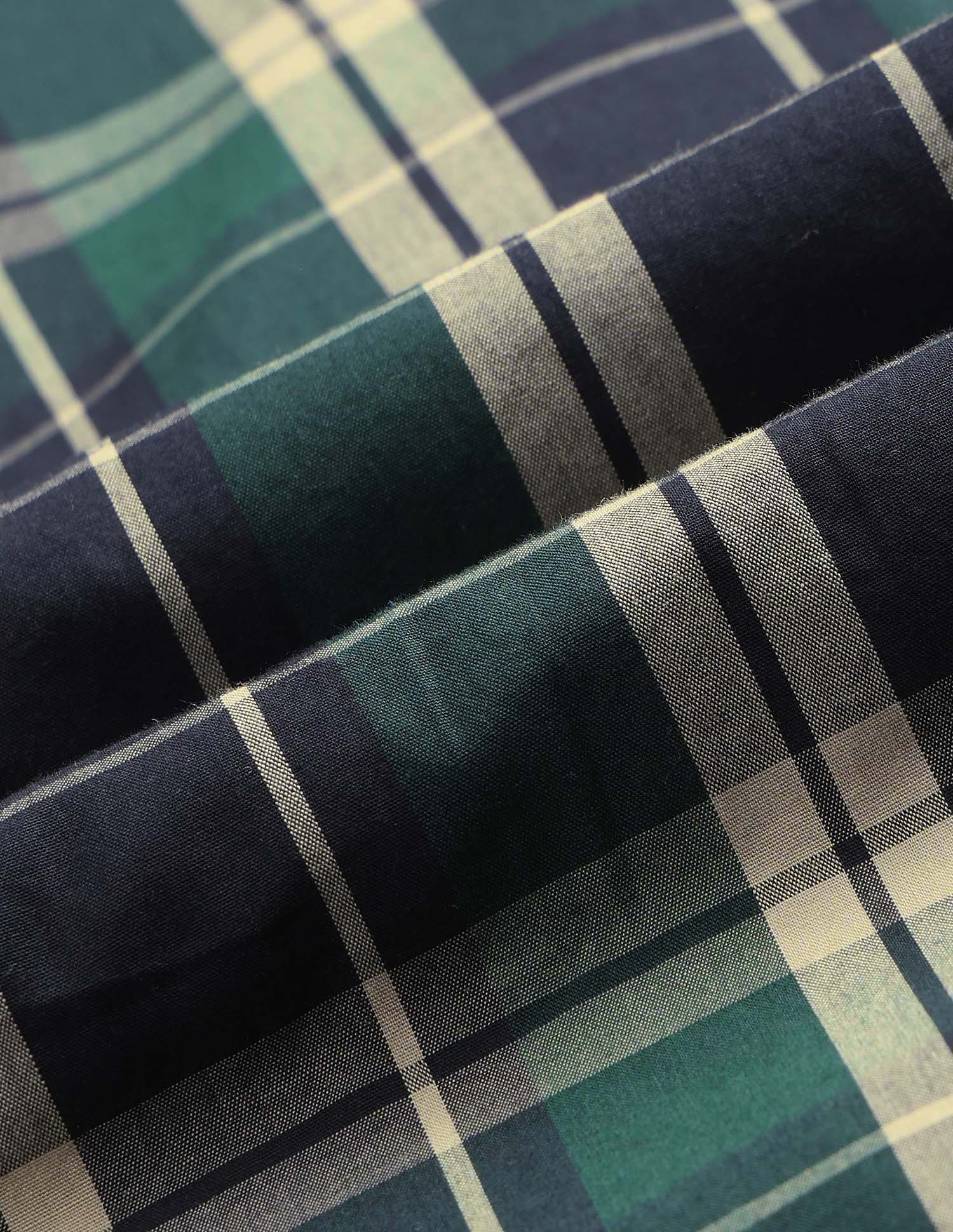 Grid Tattersall Checked Tailored Fit Shirt Navy - U.S. POLO ASSN. | Large