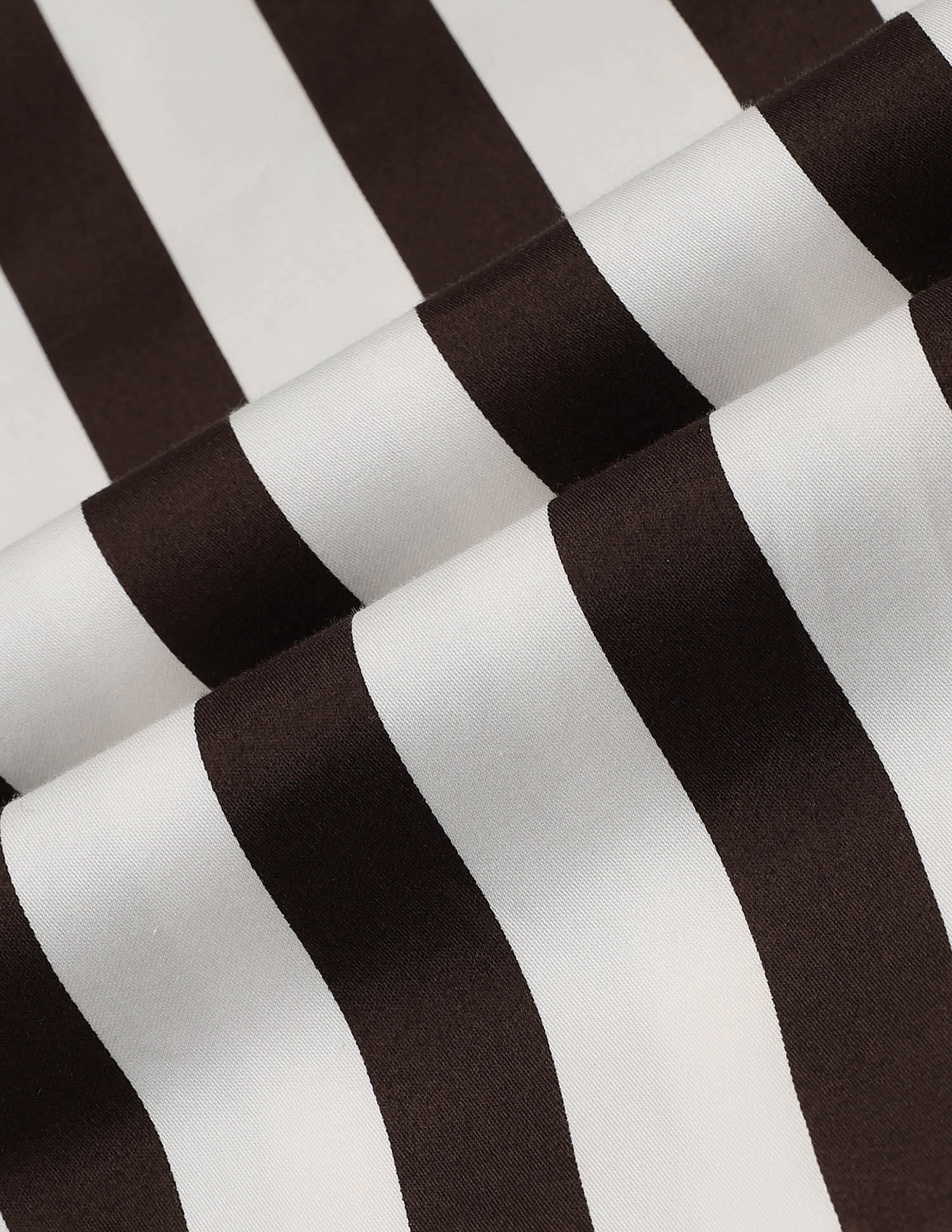 Vertical Striped Pure Cotton Shirt Choco - U.S. POLO ASSN. | Large